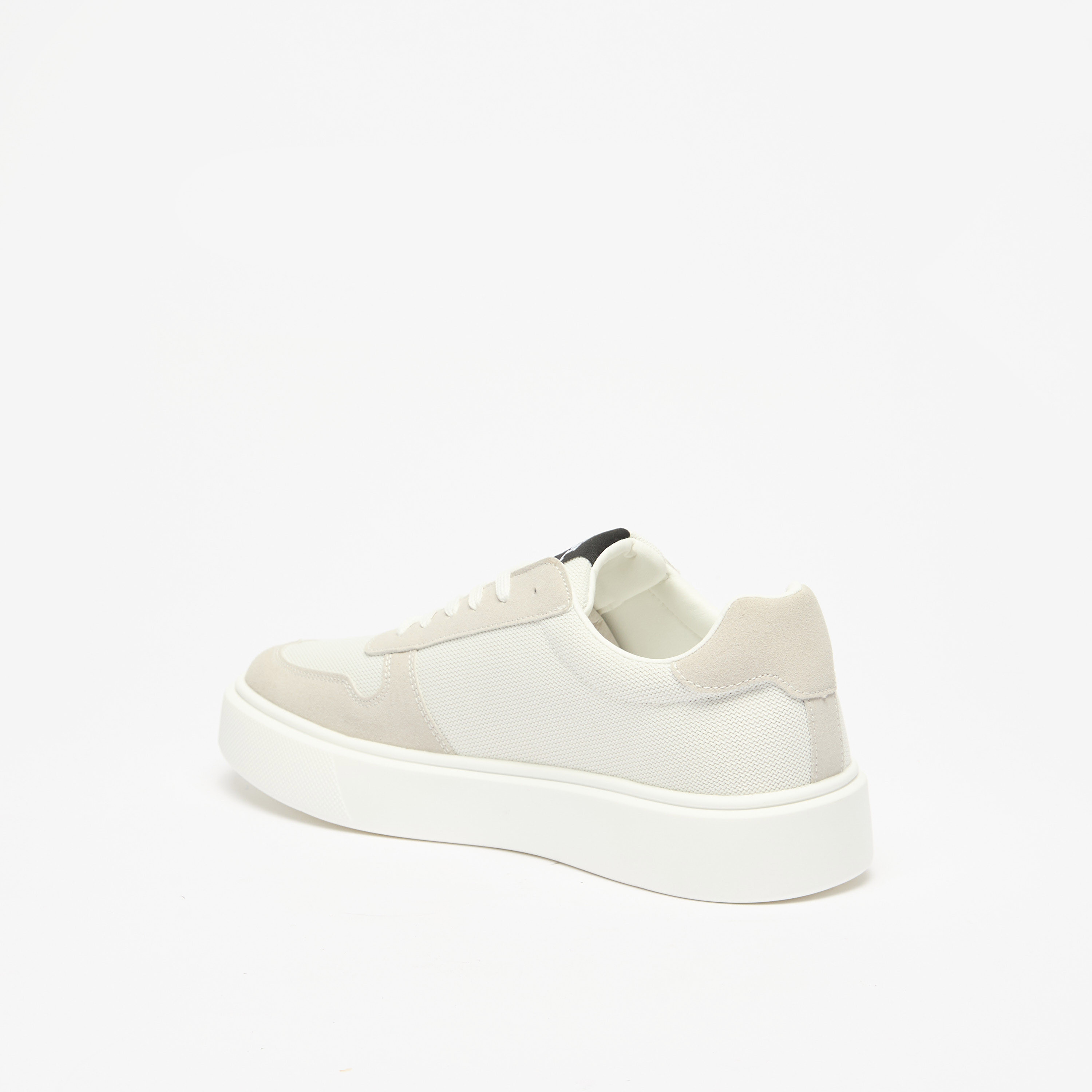 LBL By Shoexpress Textured Sneakers with Lace-Up Closure-men-shoes-sneakers-image-2