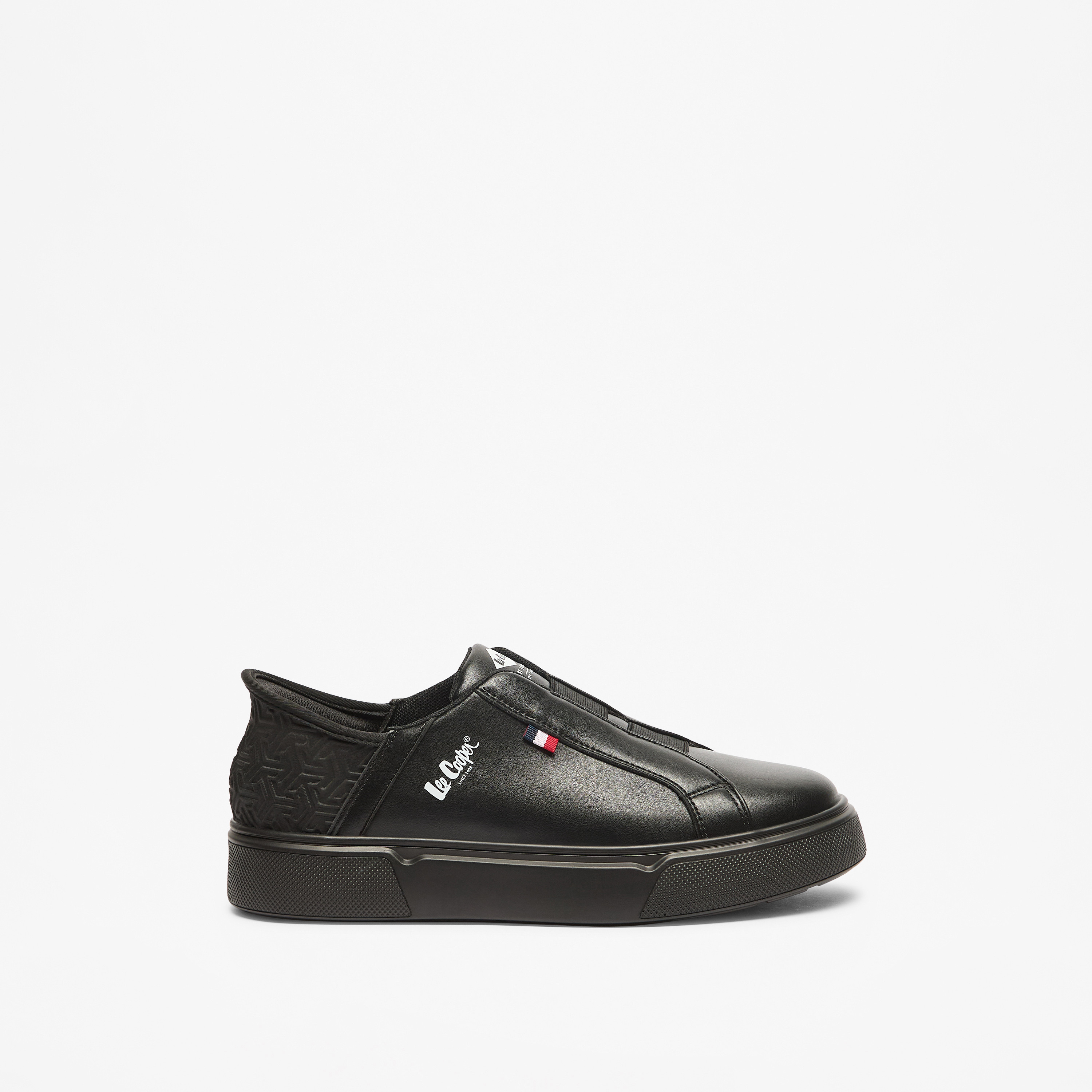 Lee Cooper Men's Panelled Slip-On Low Ankle Sneakers-men-shoes-sneakers-image-3