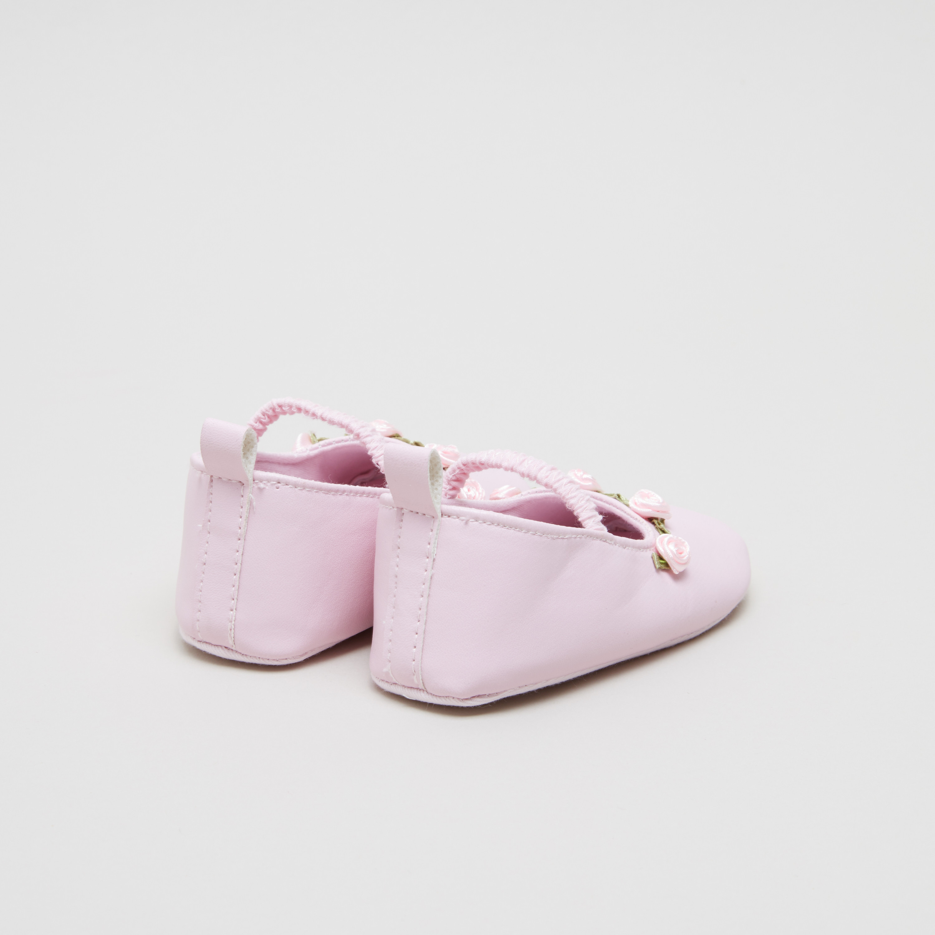 Juniors Baby Booties with Applique Detail-baby-girls-shoes-booties-image-4