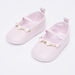 Juniors Booties with Floral Applique and Elasticised Strap-Ballerinas-thumbnail-0