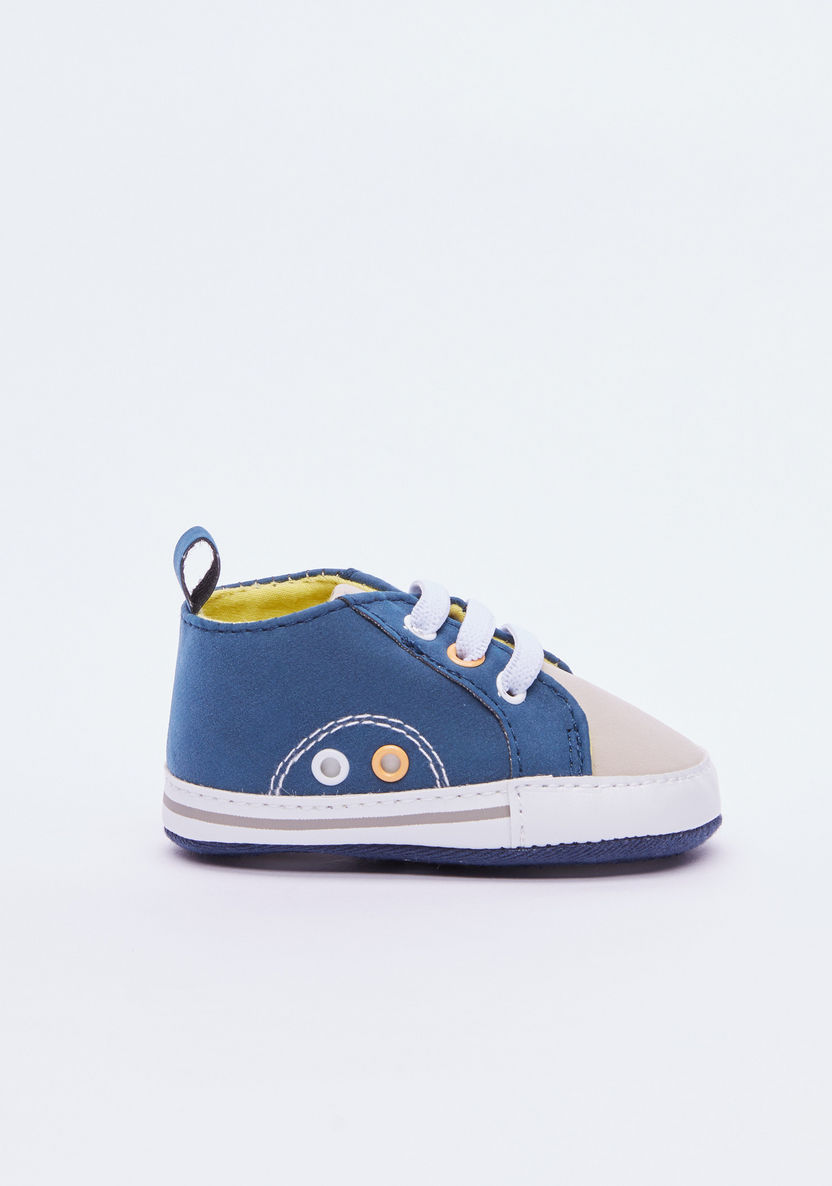 Juniors Lace-Up Slip On Baby Shoes-Casual-image-1