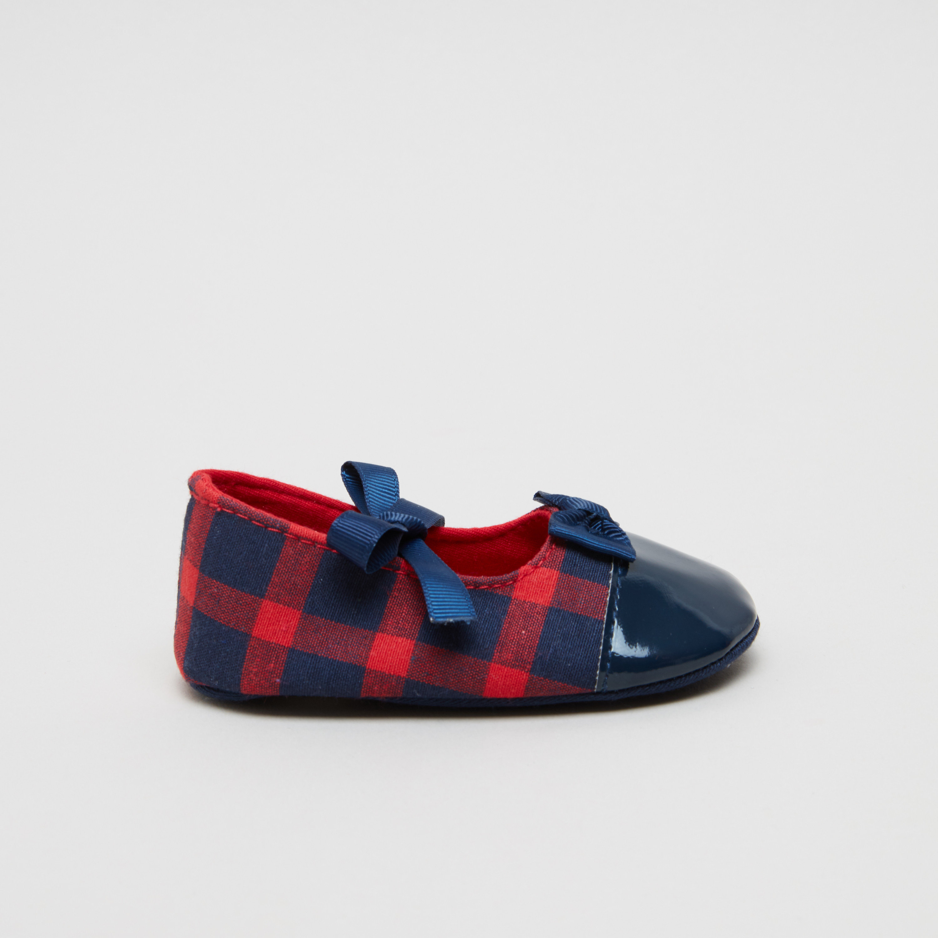 حذاء طويل كاروهات للأطفال من جونيورز-baby-girls-shoes-booties-image-3