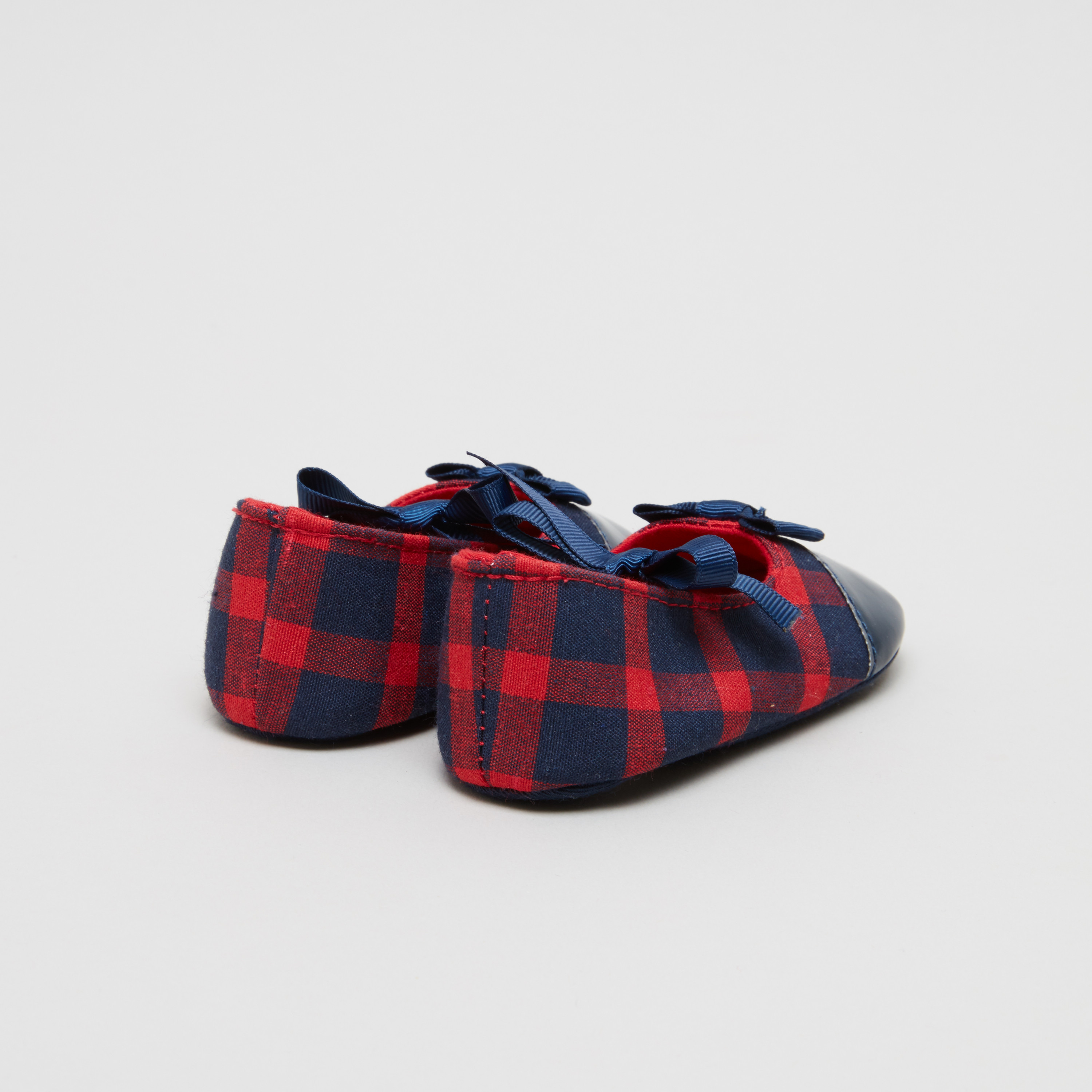 حذاء طويل كاروهات للأطفال من جونيورز-baby-girls-shoes-booties-image-4