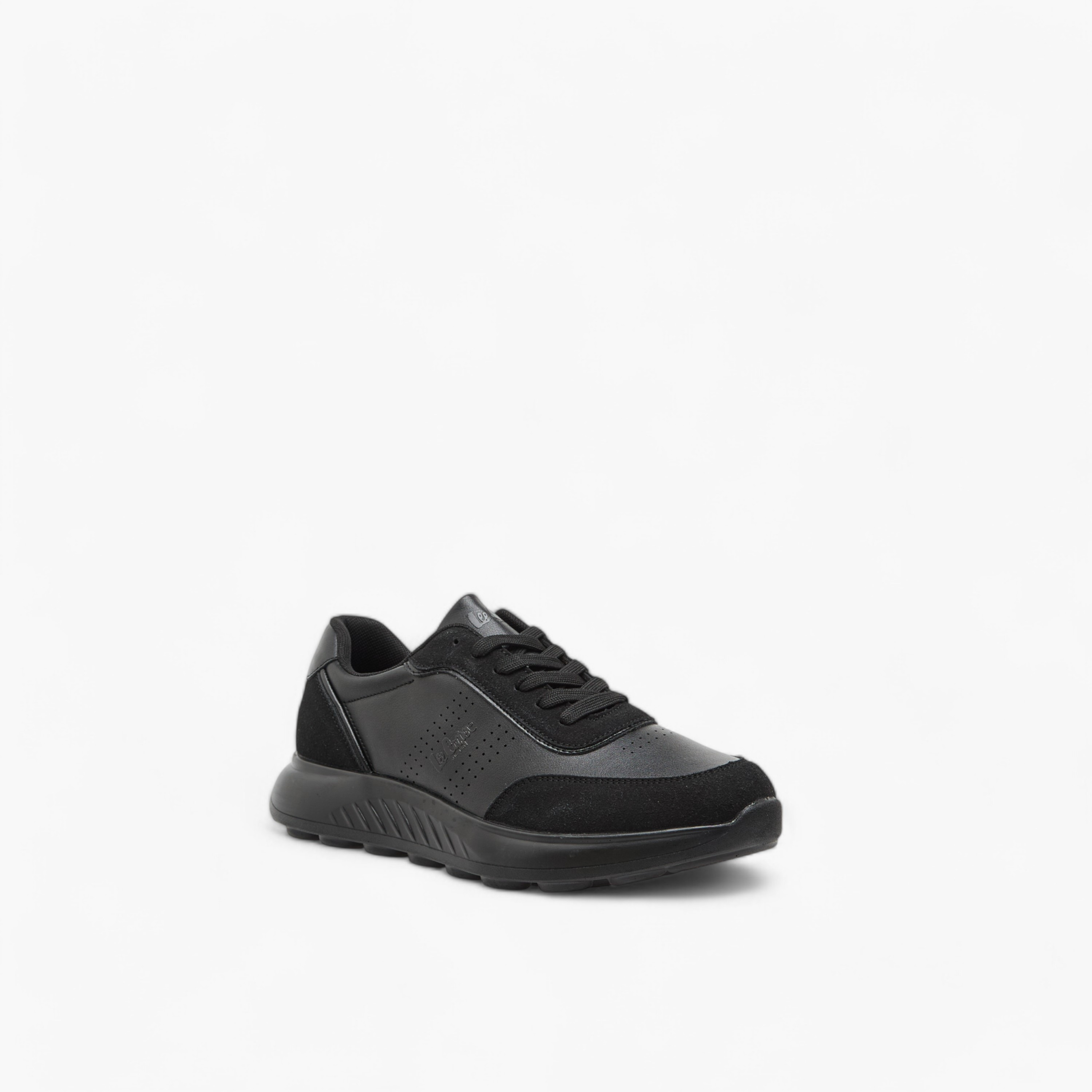 Lee Cooper Men's Panelled Sneakers with Lace-Up Closure-men-shoes-sneakers-image-2