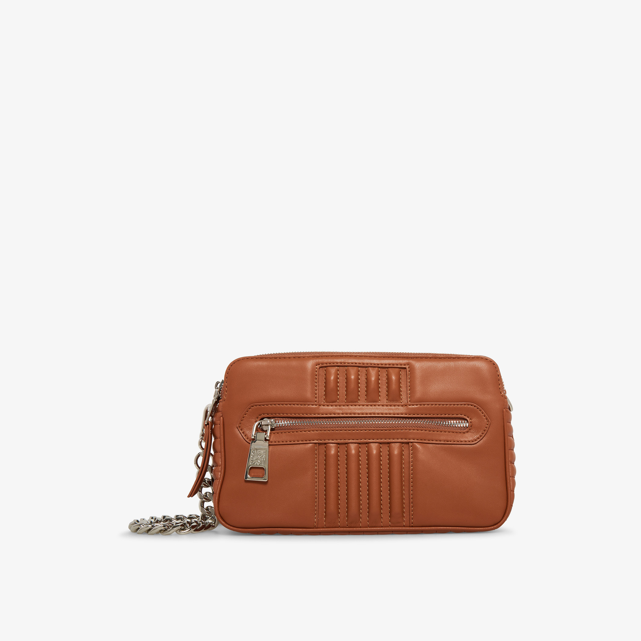 Buy Women s Steve Madden Solid Crossbody Bag with Detachable Chain