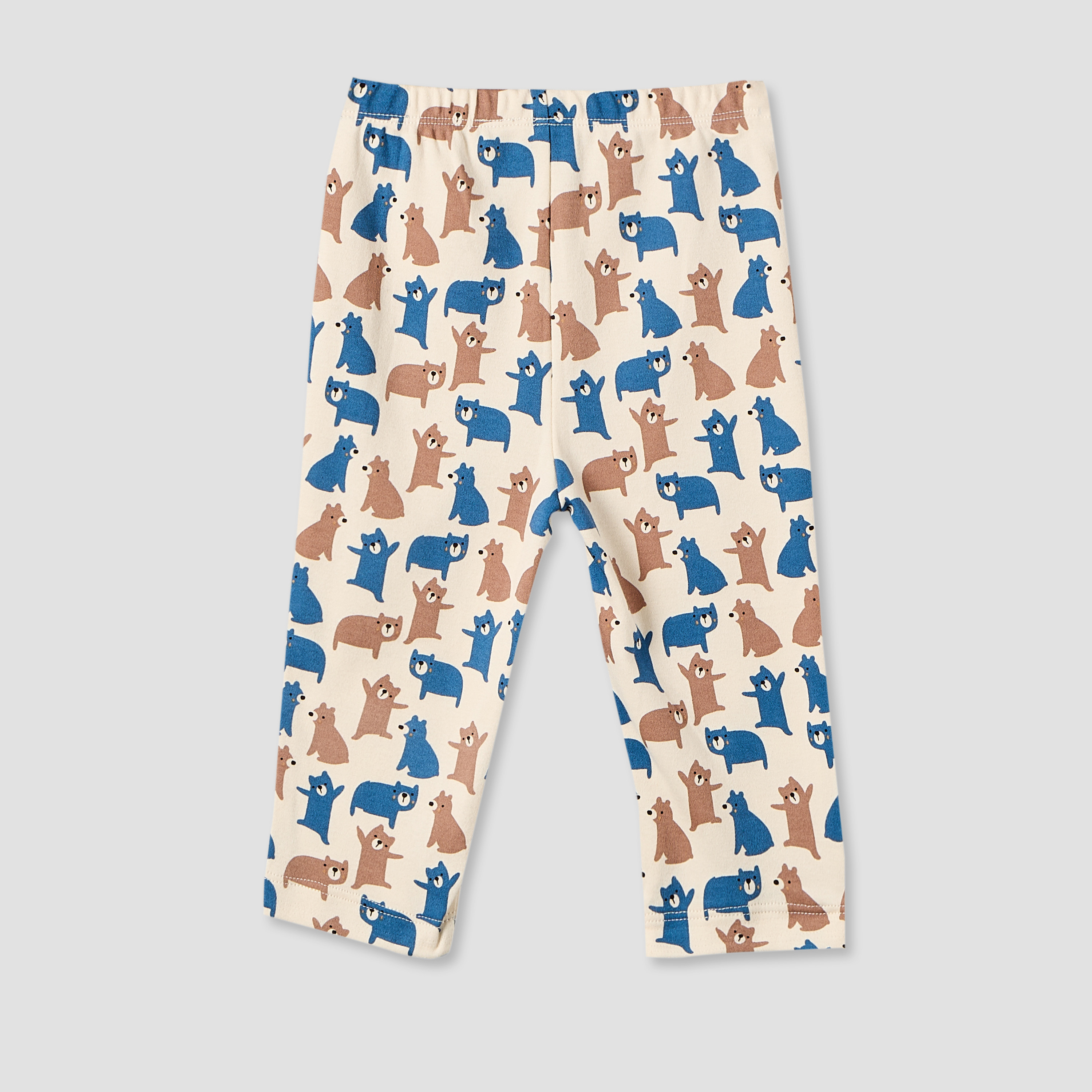 Juniors Cotton Crew Neck Long Sleeves Pyjama Set with Bear Print-baby-boys-clothing-nightwear-pyjamasets-image-4