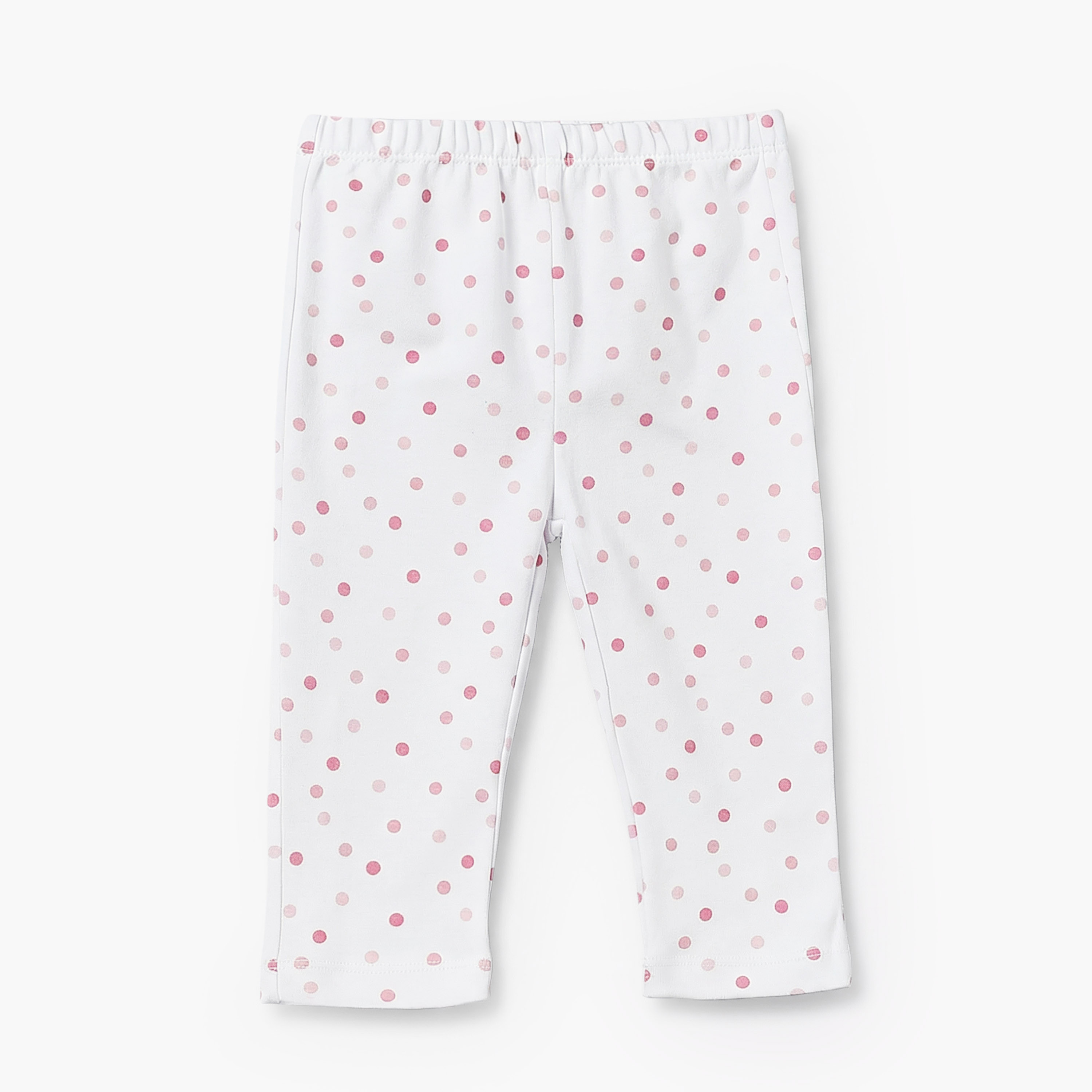 Juniors Cotton Round Neck Long Sleeves Pyjama Set with Polka Dot Print-baby-girls-clothing-nightwear-pyjamasets-image-4
