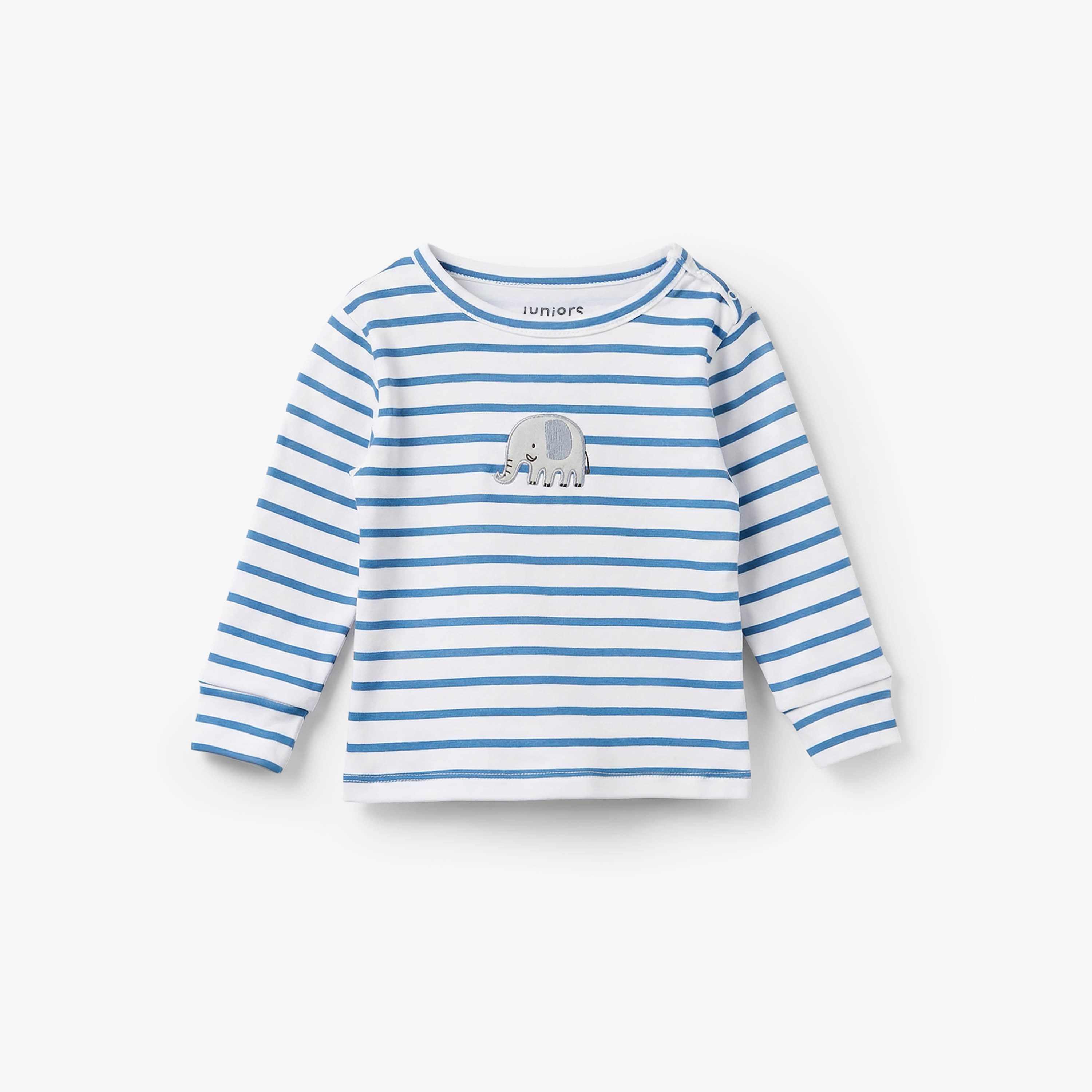 طقم بيجاما وتيشيرت قطن برقبة ضيقة وأكمام طويلة وطبعات من جونيورز-baby-boys-clothing-nightwear-pyjamasets-image-3