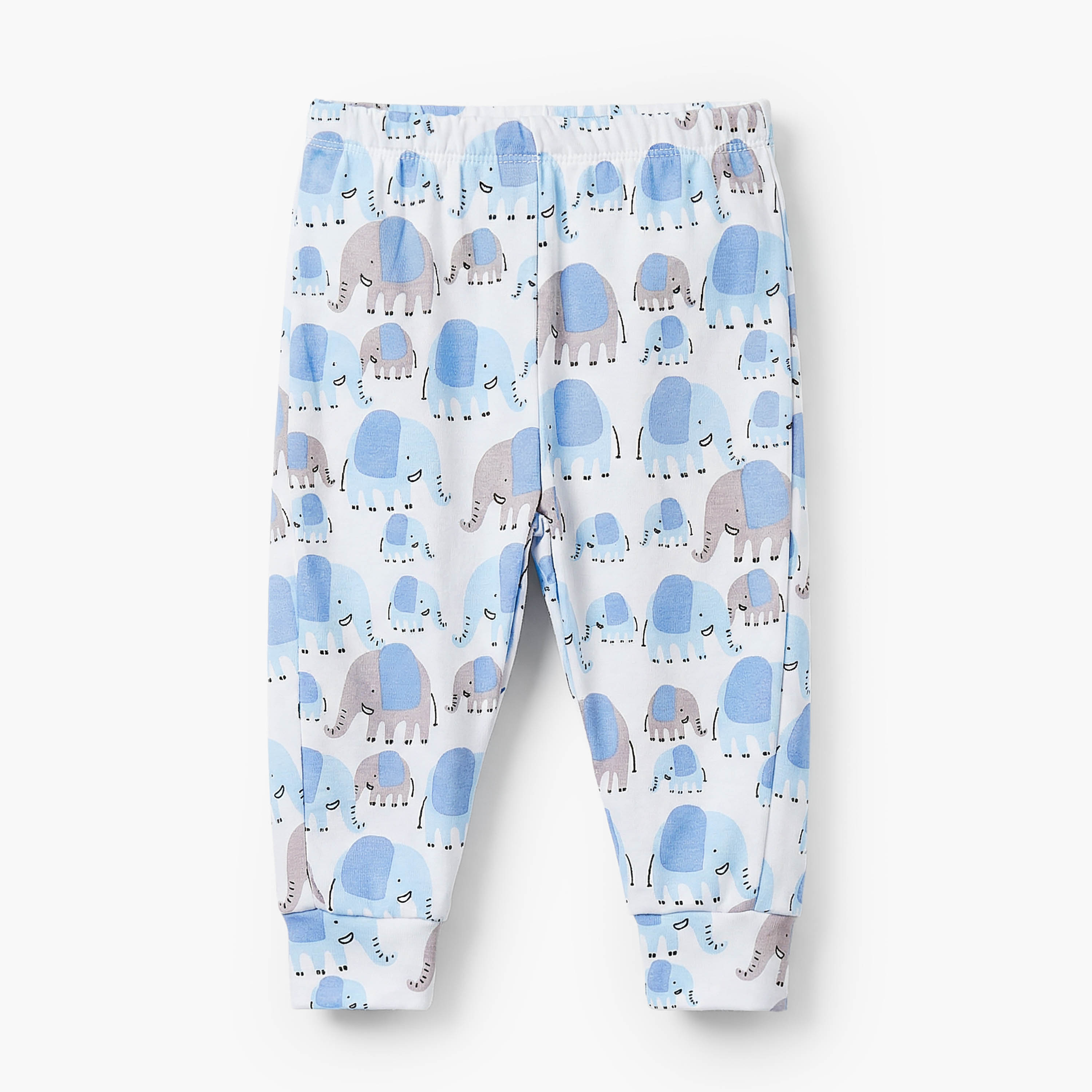 طقم بيجاما وتيشيرت قطن برقبة ضيقة وأكمام طويلة وطبعات من جونيورز-baby-boys-clothing-nightwear-pyjamasets-image-4