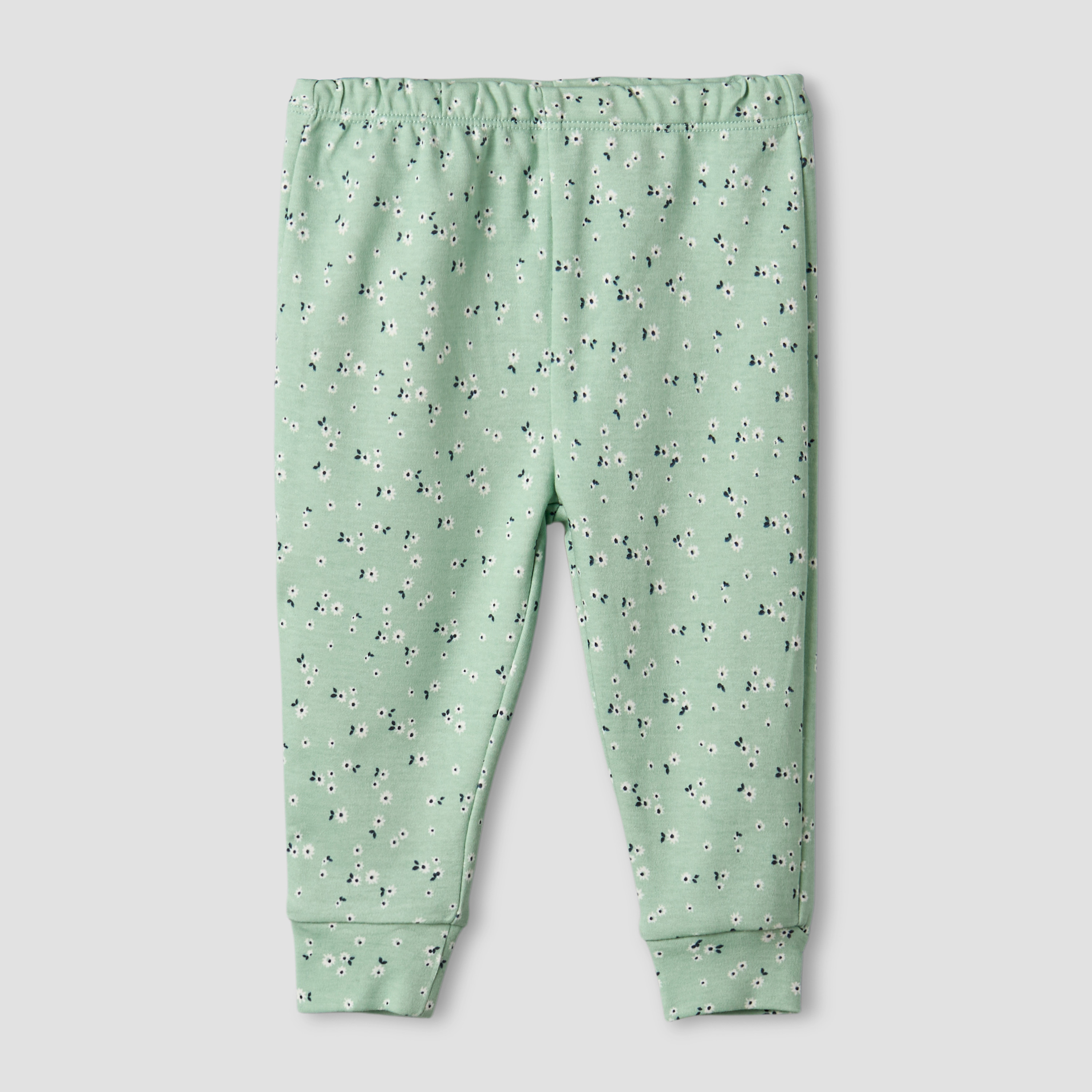 Juniors Cotton Round Neck Long Sleeves Pyjama Set with Floral Print-baby-girls-clothing-nightwear-pyjamasets-image-4