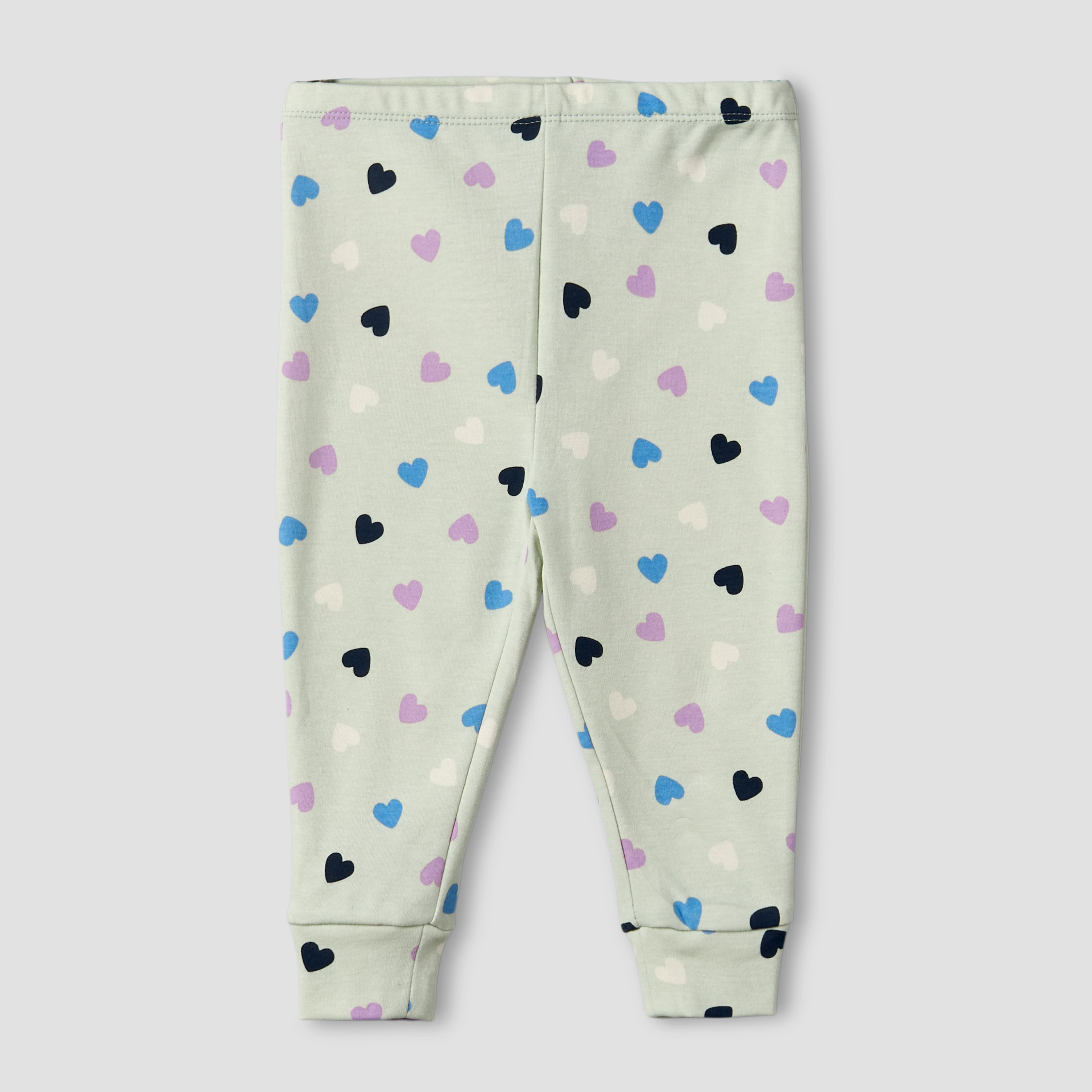طقم بنطلون بيجاما وتيشيرت قطن برقبة مستديرة وأكمام طويلة وطبعات من جونيورز-baby-girls-clothing-nightwear-pyjamasets-image-4