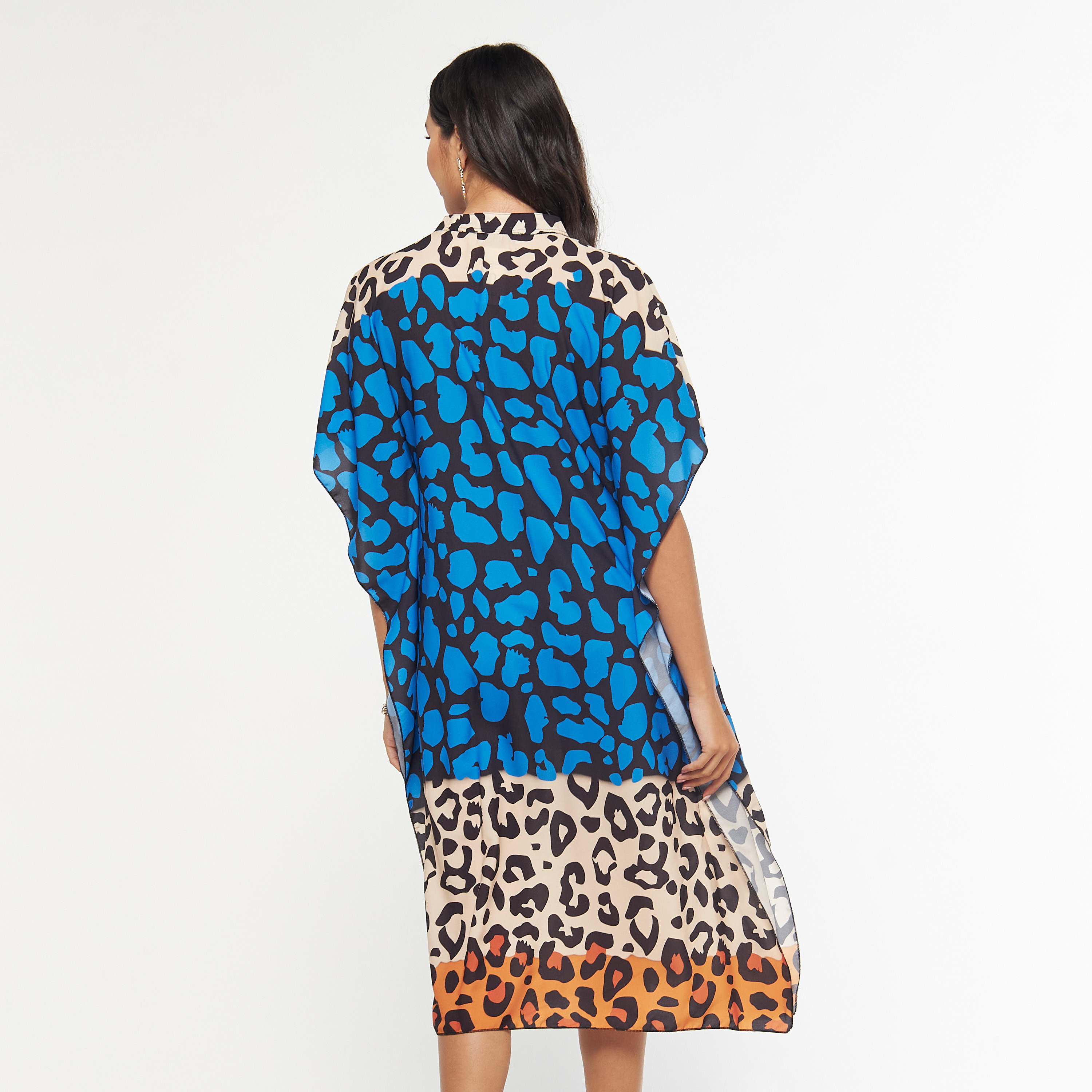 FYOR All-Over Print Midi Kaftan Shirt Dress-women-clothing-dresses-image-3