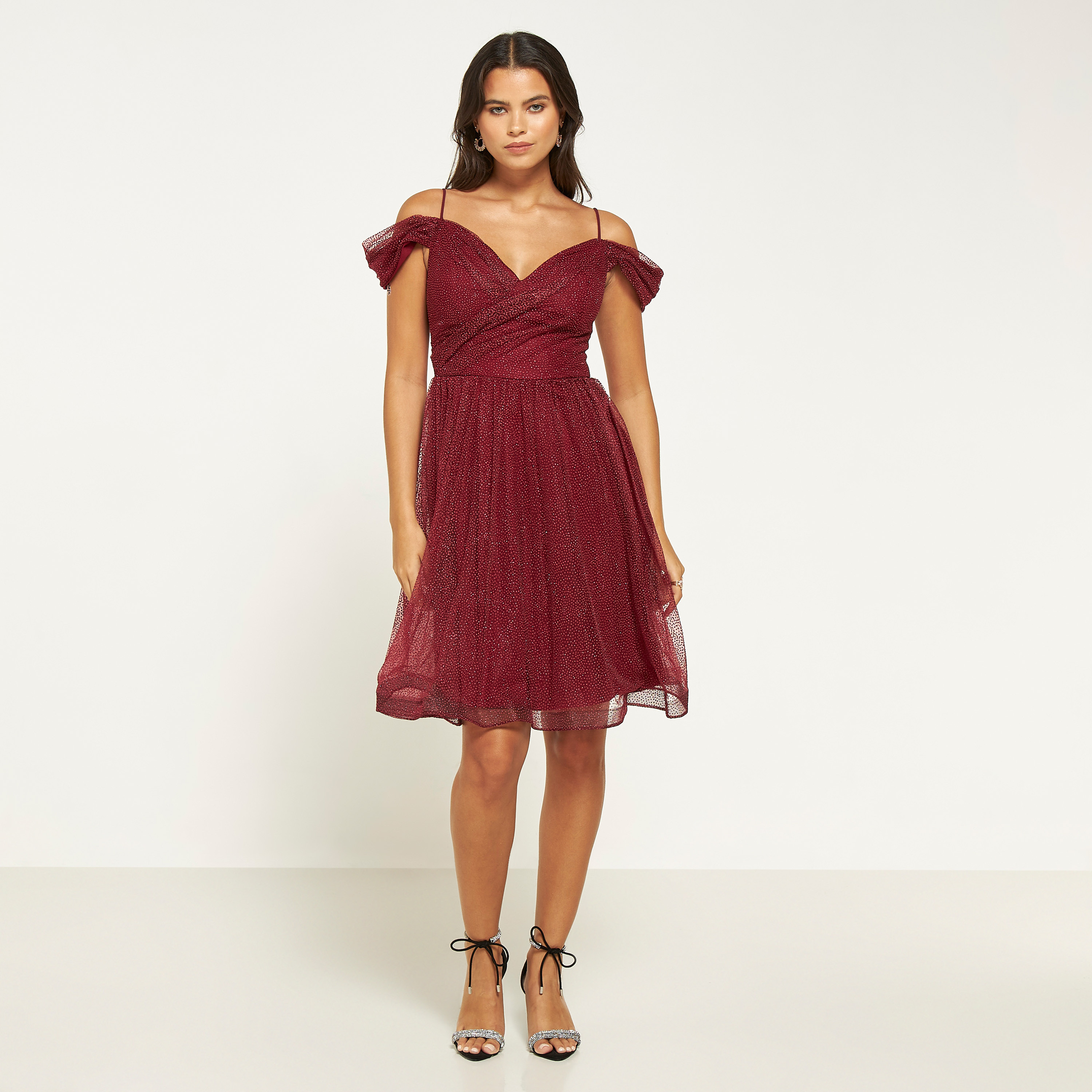 FYOR فستان بقصة ضيقة وأكتاف مكشوفة-women-clothing-dresses-image-17
