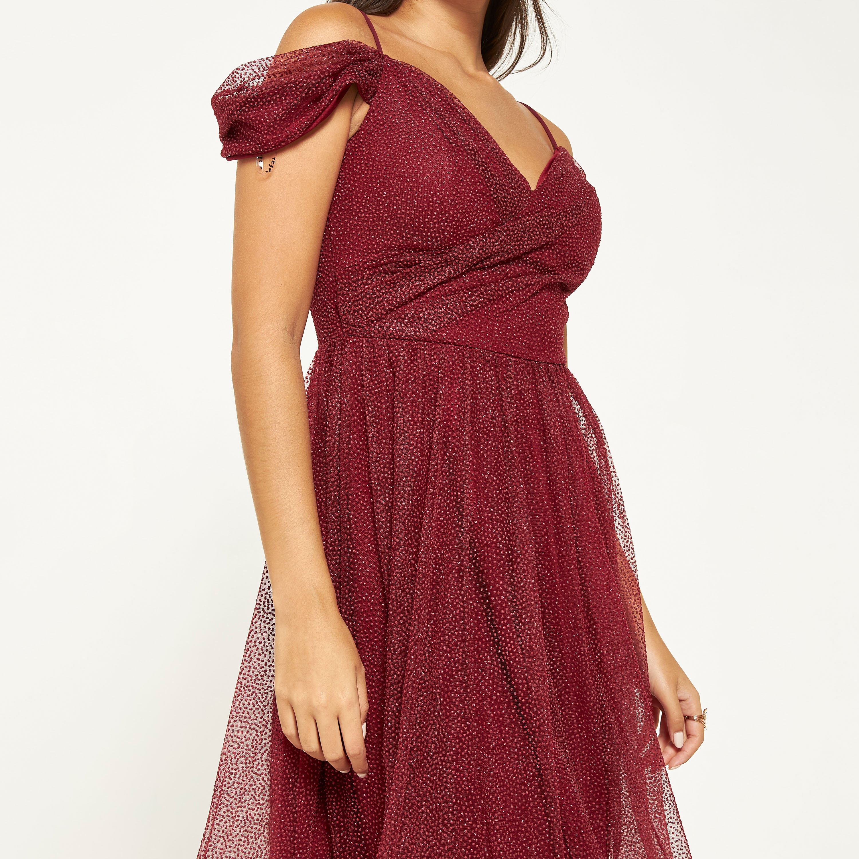 FYOR فستان بقصة ضيقة وأكتاف مكشوفة-women-clothing-dresses-image-20