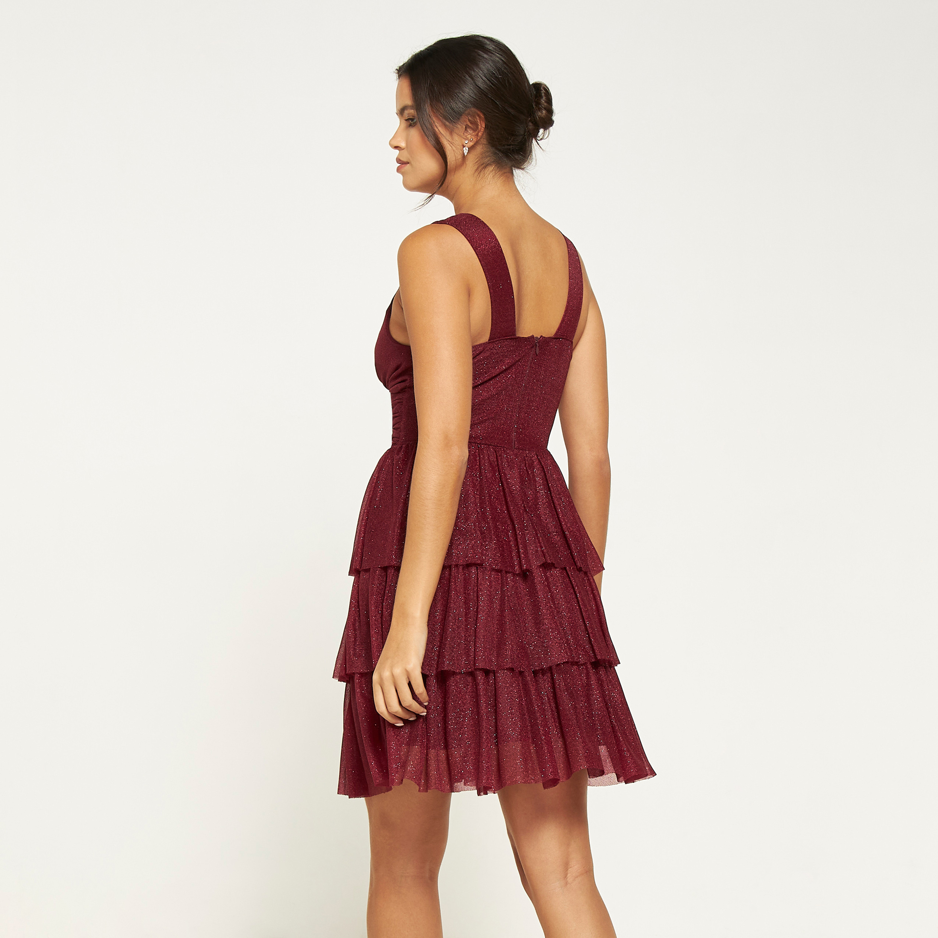 FYOR Tiered Sleeveless Dress with Sweetheart Neck-women-clothing-dresses-image-3