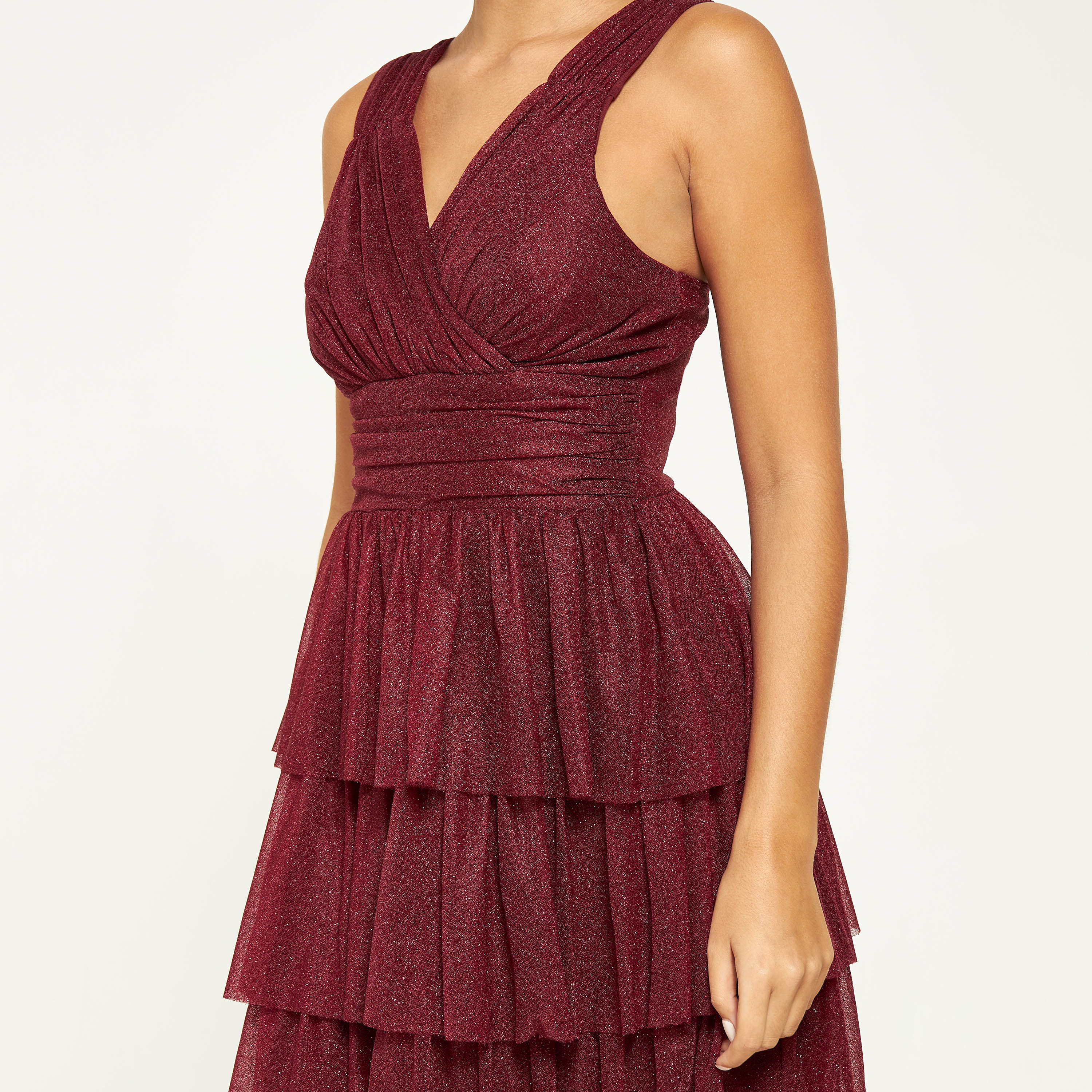 FYOR Tiered Sleeveless Dress with Sweetheart Neck-women-clothing-dresses-image-4
