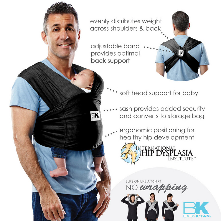 Baby K'Tan Heather Baby Carrier