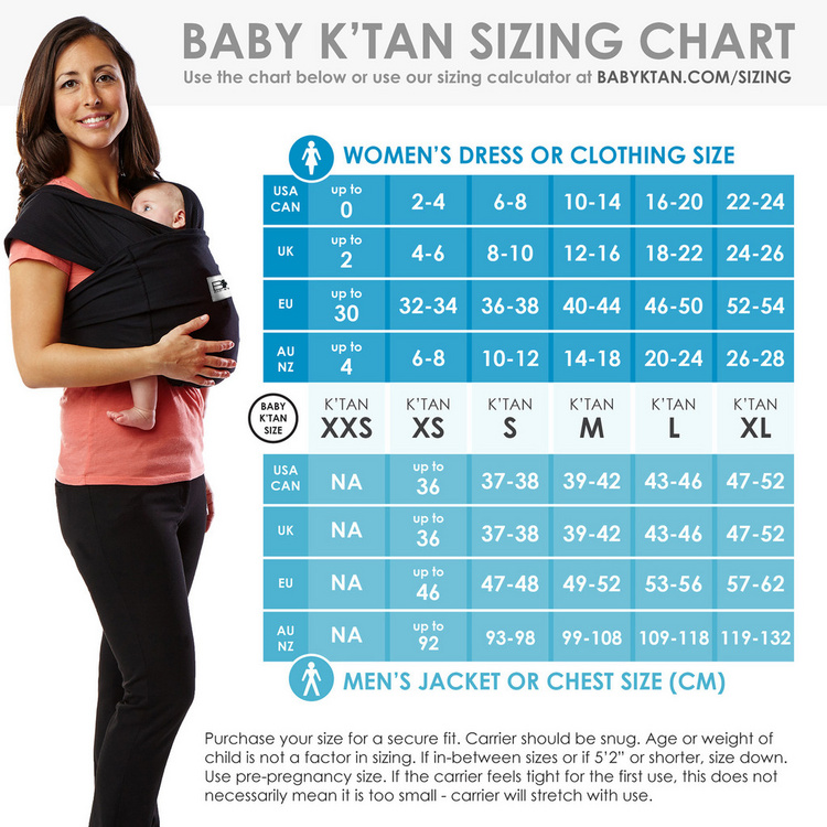 Baby K'Tan Heather Baby Carrier