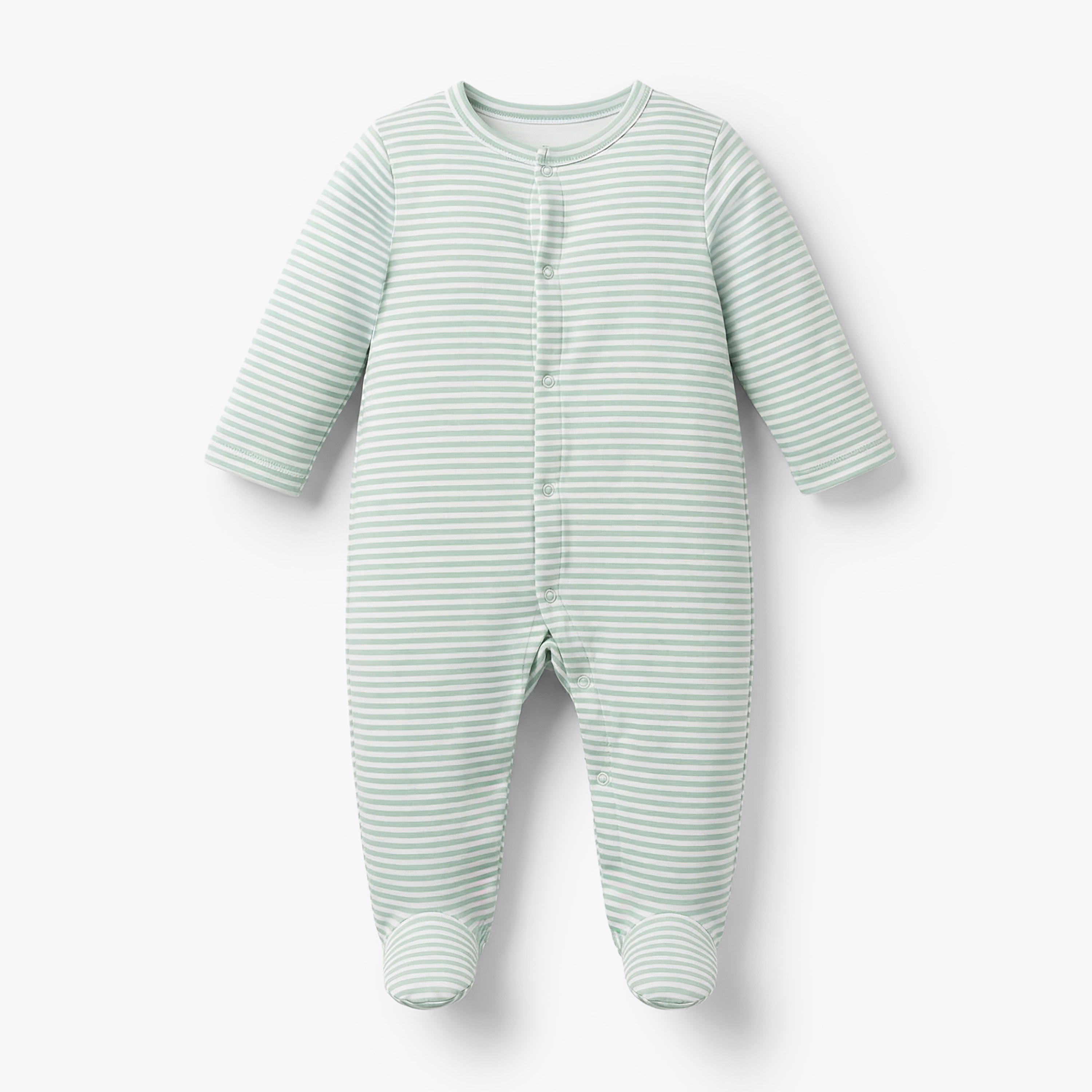 Pack of 3 Juniors Cotton Crew Neck Long Sleeves Sleepsuit with Car Print-baby-boys-clothing-nightwear-sleepsuits-image-2