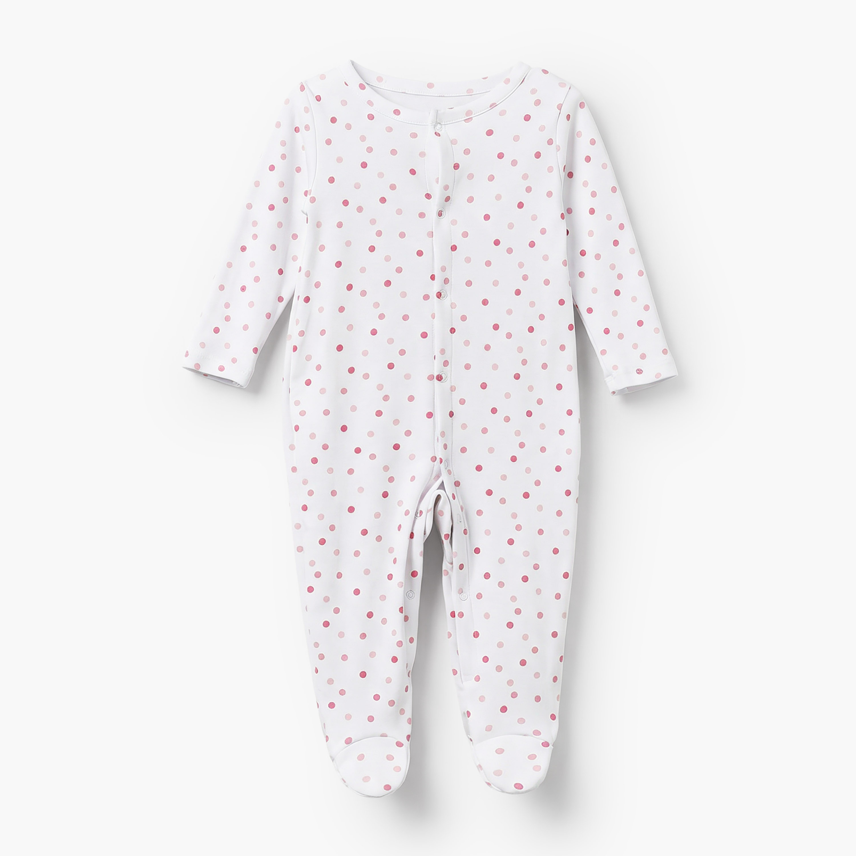 Pack of 3 Juniors Cotton Crew Neck Long Sleeves Sleepsuit with Bunny Print-baby-girls-clothing-nightwear-sleepsuits-image-2