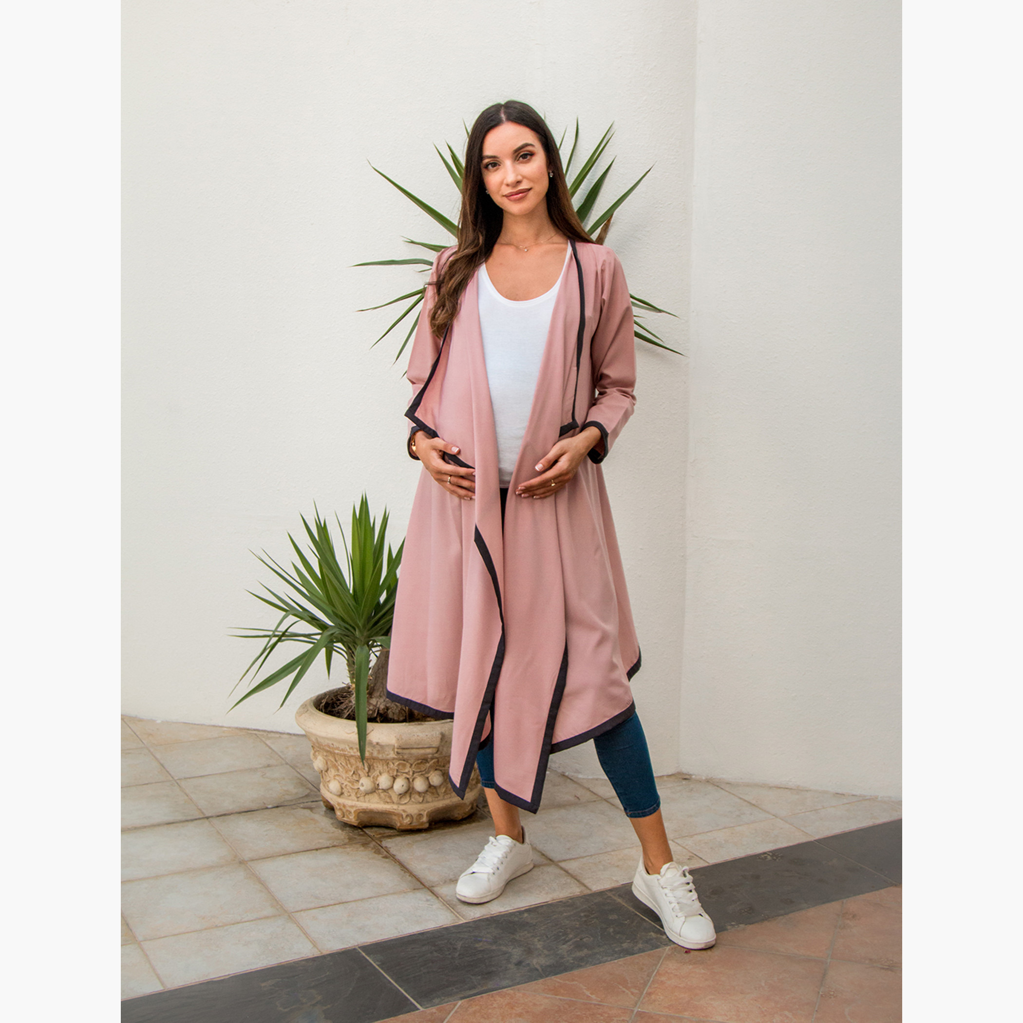 Blush waterfall shop jacket