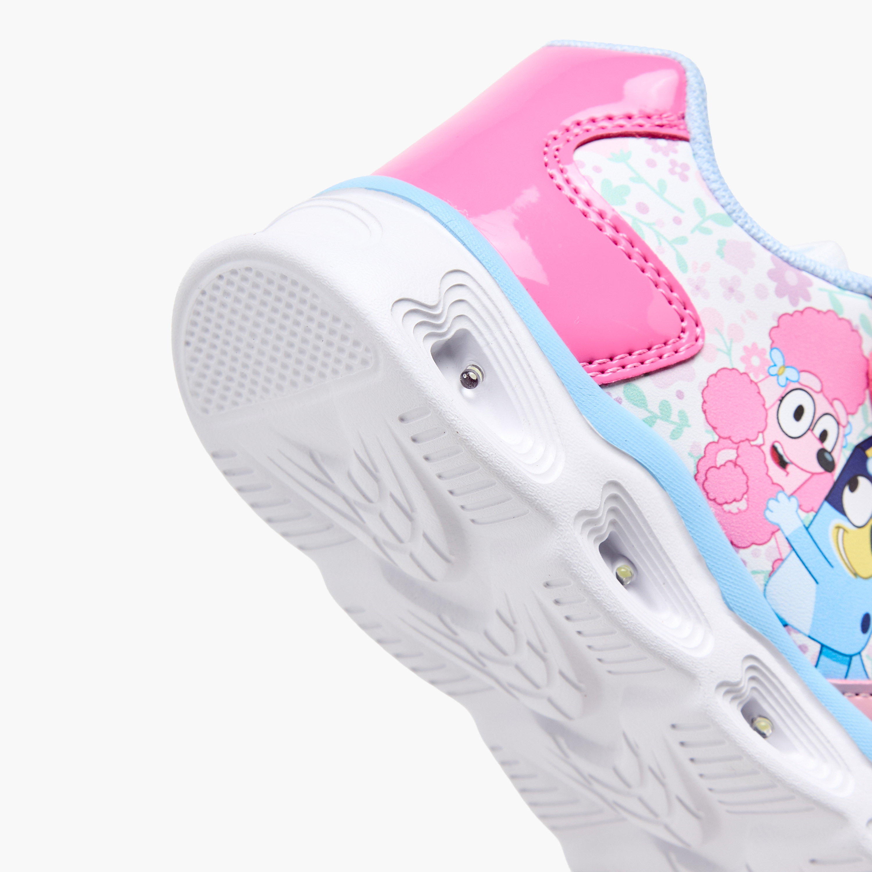 Bluey Girls Hook & Loop Light-Up Ankle Sneakers-girls-shoes-sneakers-image-7