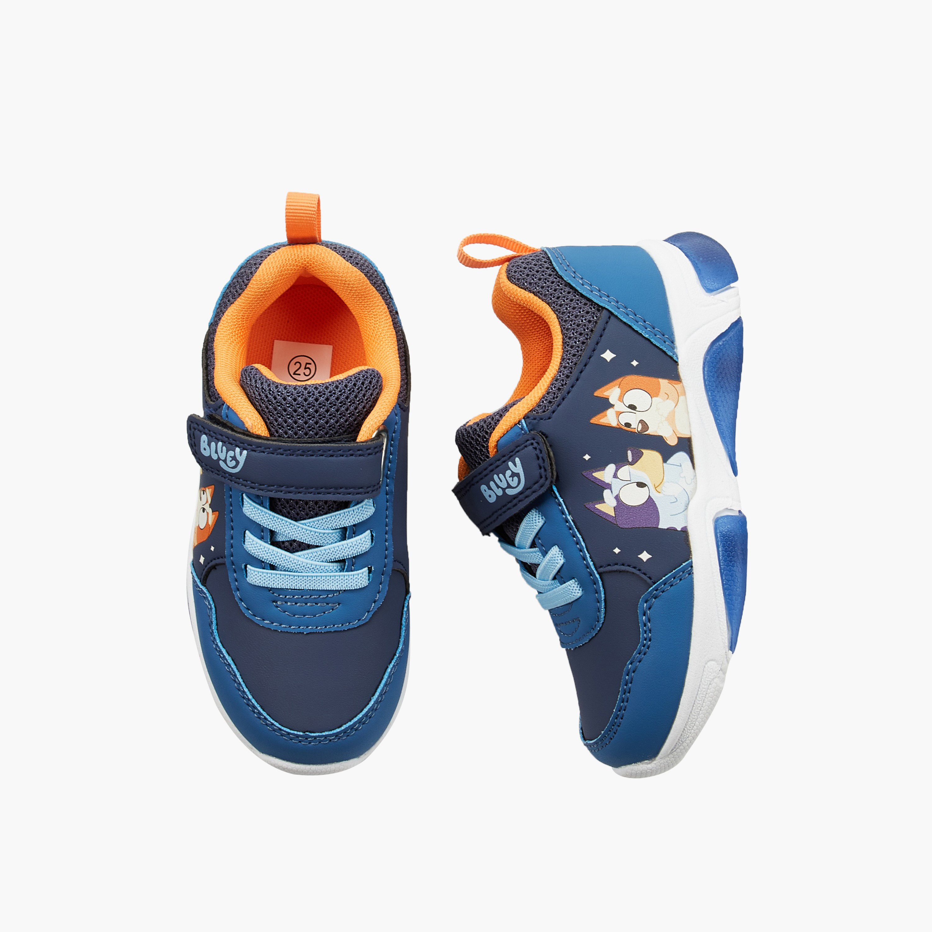 Bluey Boys Light-Up Ankle Sneakers-boys-shoes-sneakers-image-1