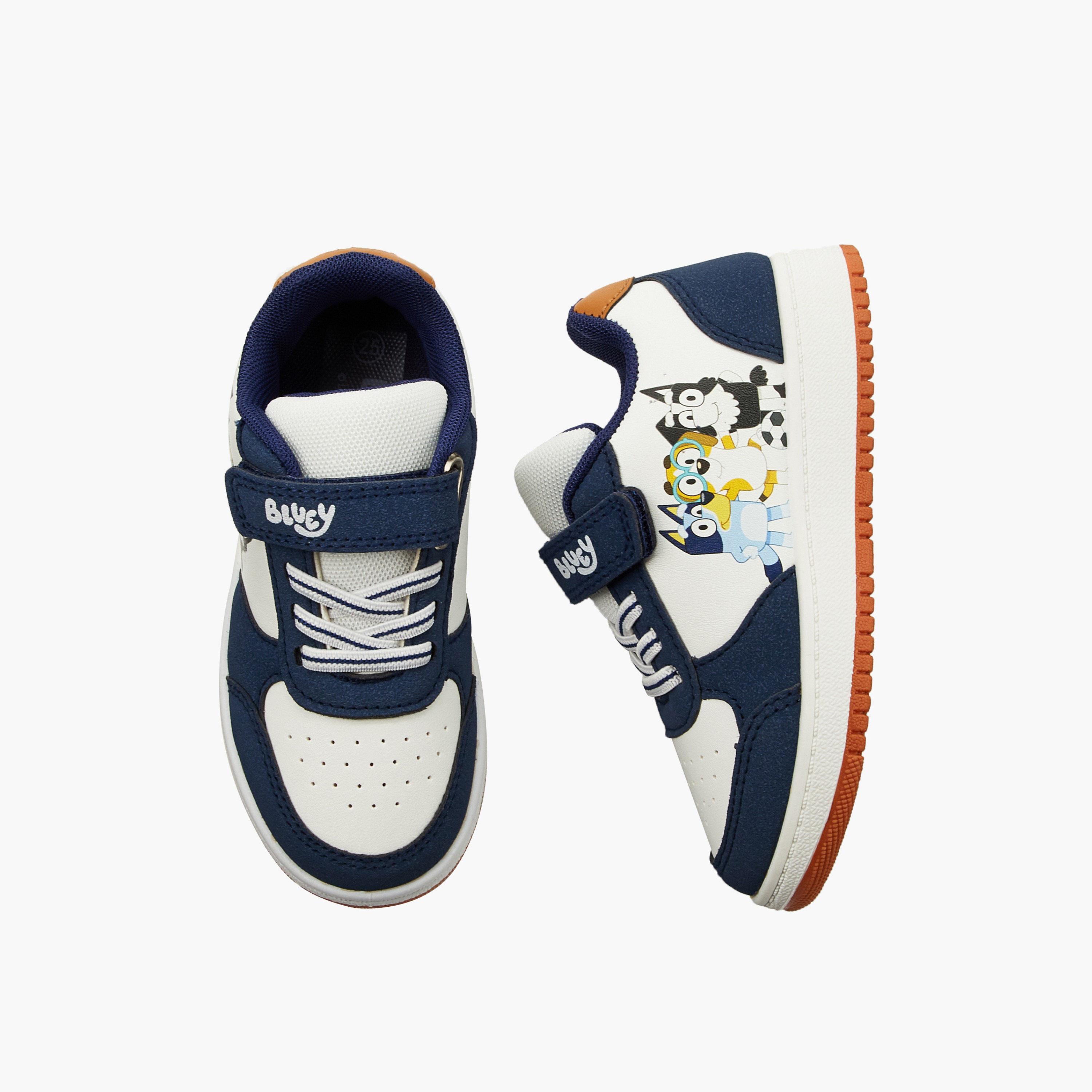 Bluey Boys Hook & Loop Ankle Sneakers-boys-shoes-sneakers-image-1