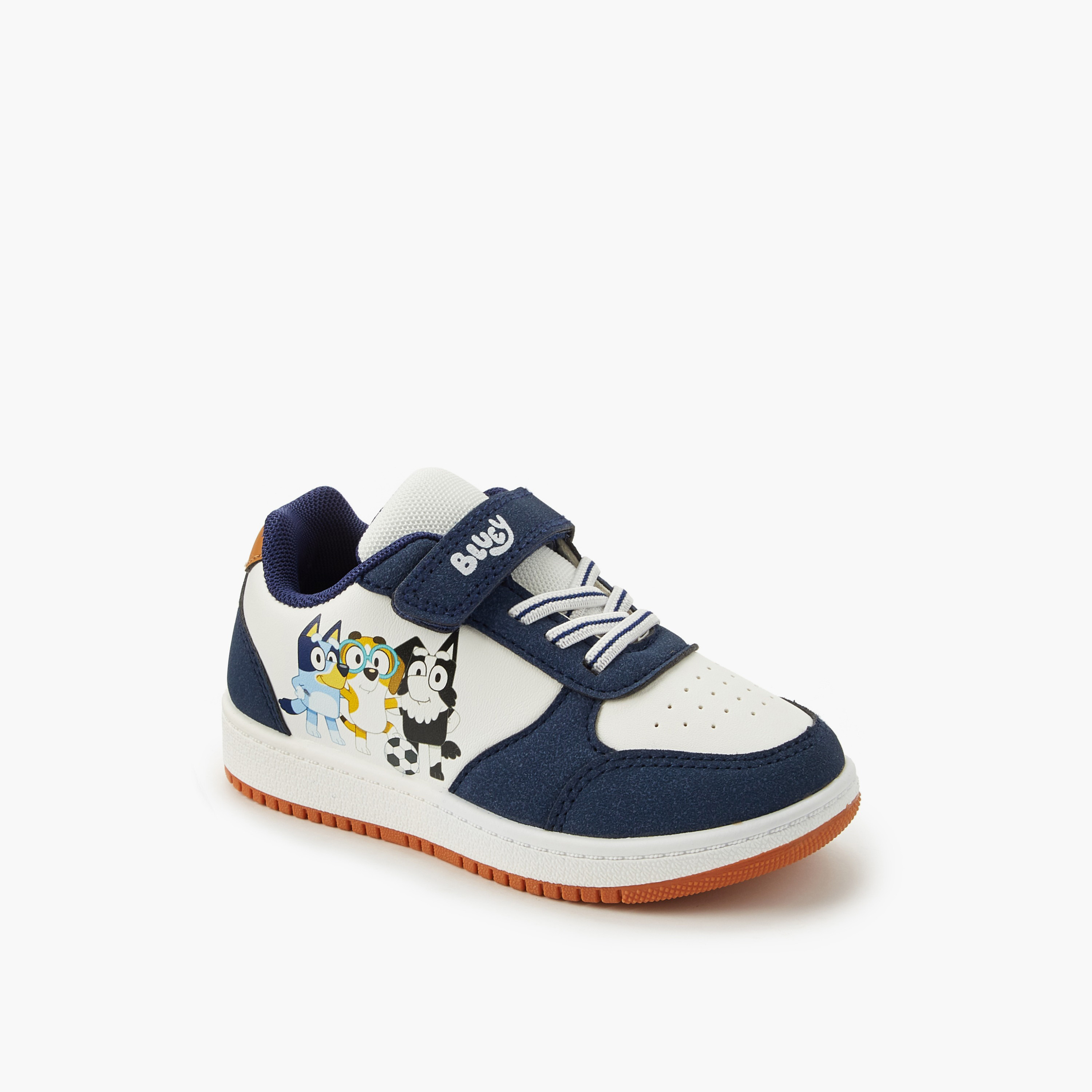 Bluey Boys Hook & Loop Ankle Sneakers-boys-shoes-sneakers-image-2