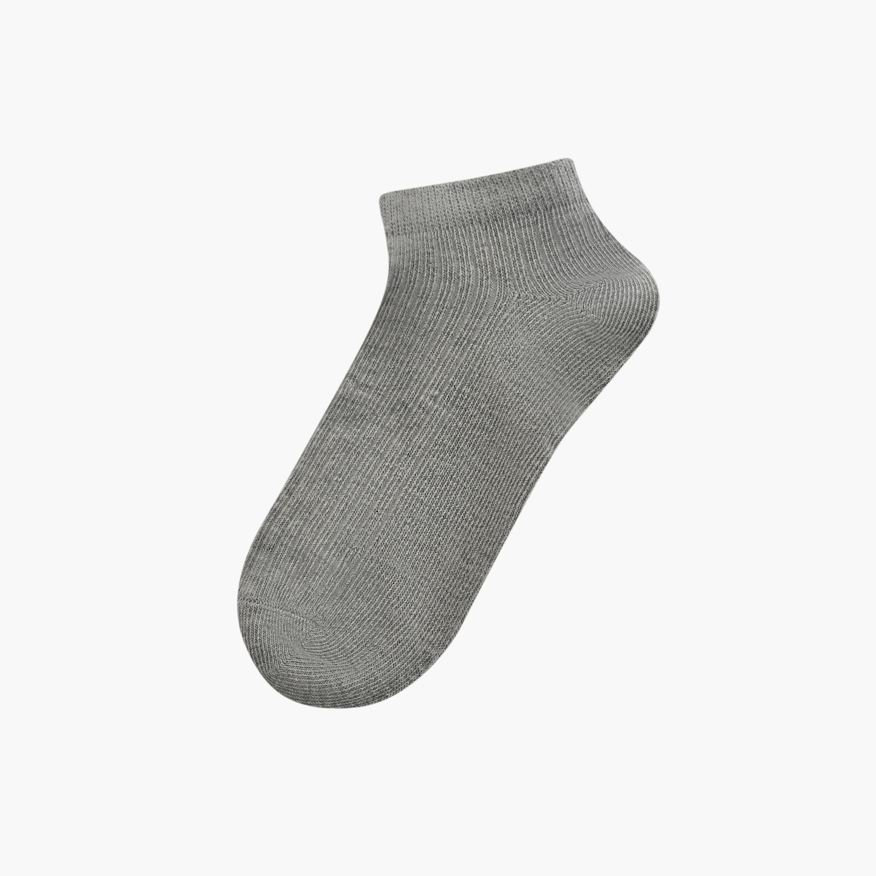 Juniors Textured Ankle Length Socks - Set of 7-girls-accessories-socks-image-2