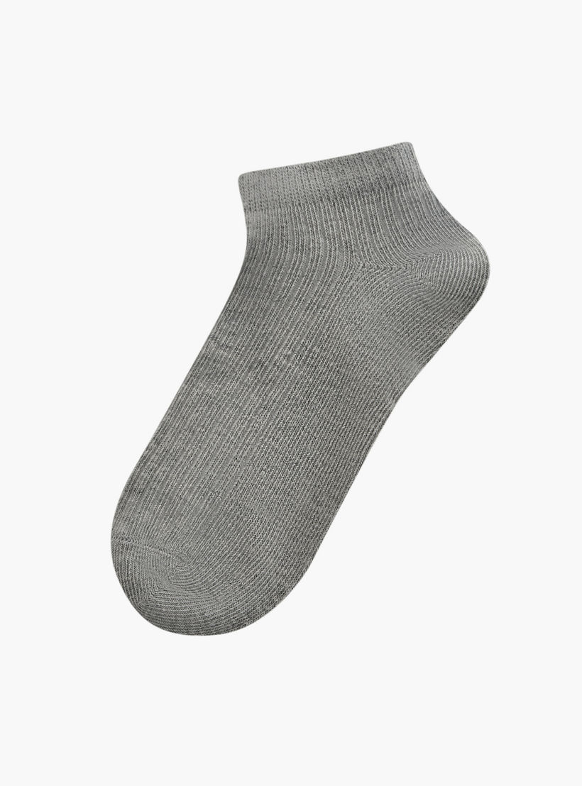 طقم جوارب 7 أزواج بارزة الملمس بطول الكاحل من جونيورز-girls-accessories-socks-image-2