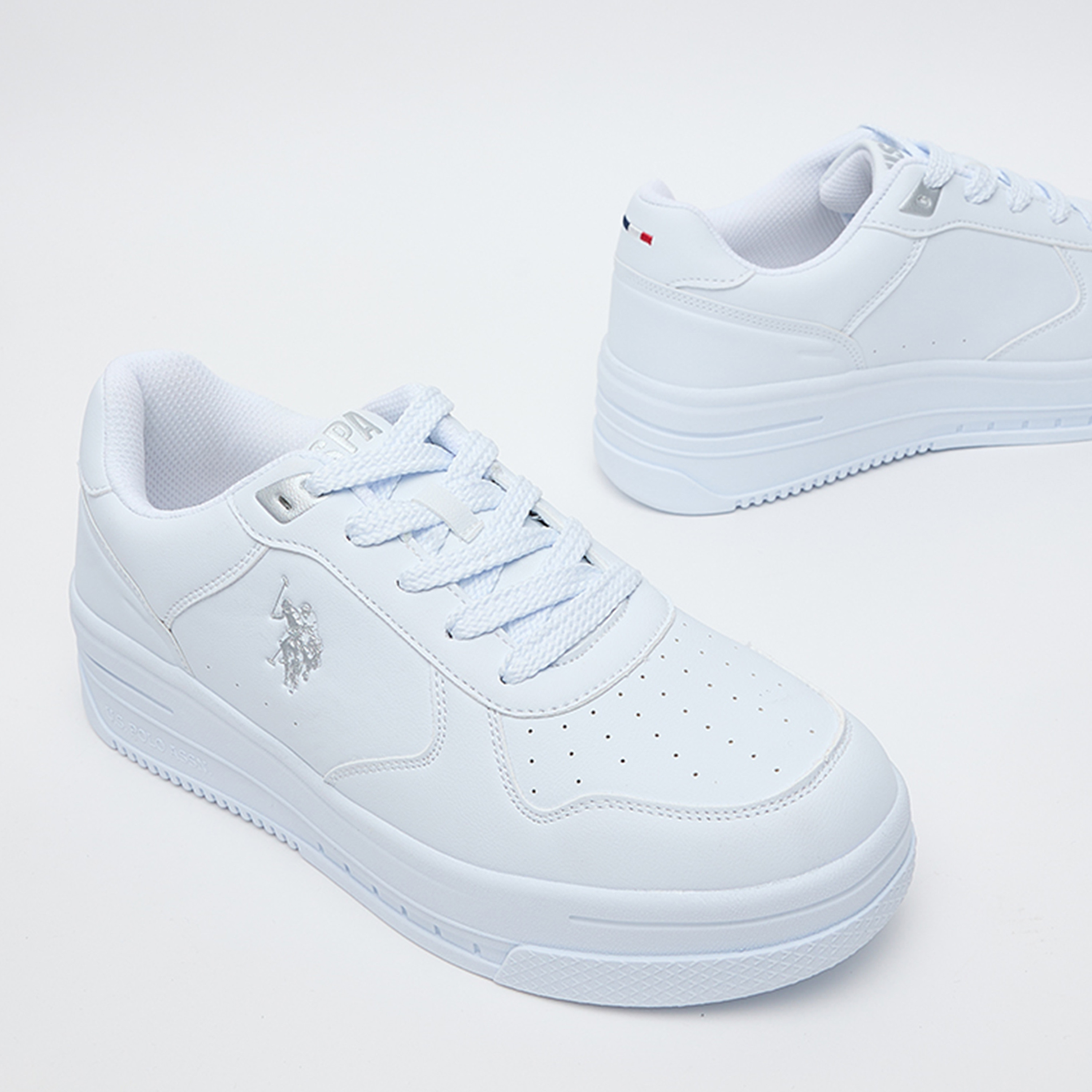 Us Polo Women's Lace-Up BLAZE Low-Ankle Flat Sneakers | BLAZE-GLB-WMN-women-shoes-sneakers-image-2