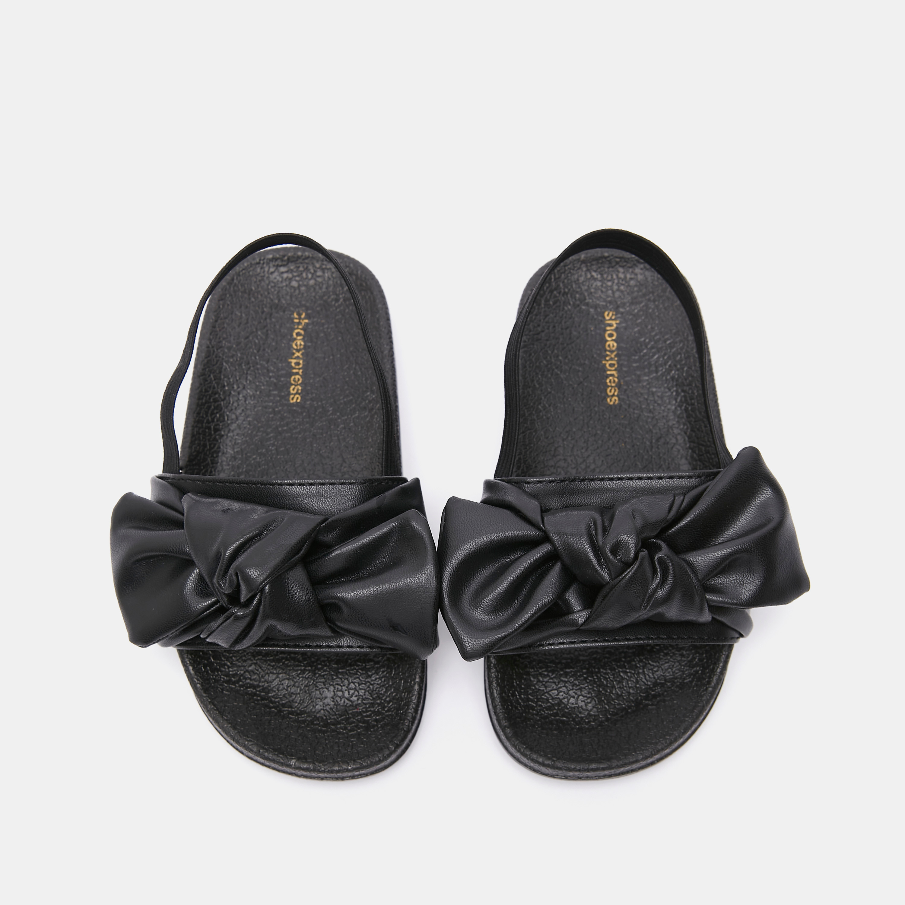 Buy Bow Accented Back Strap Slip On Slippers Online for Girls