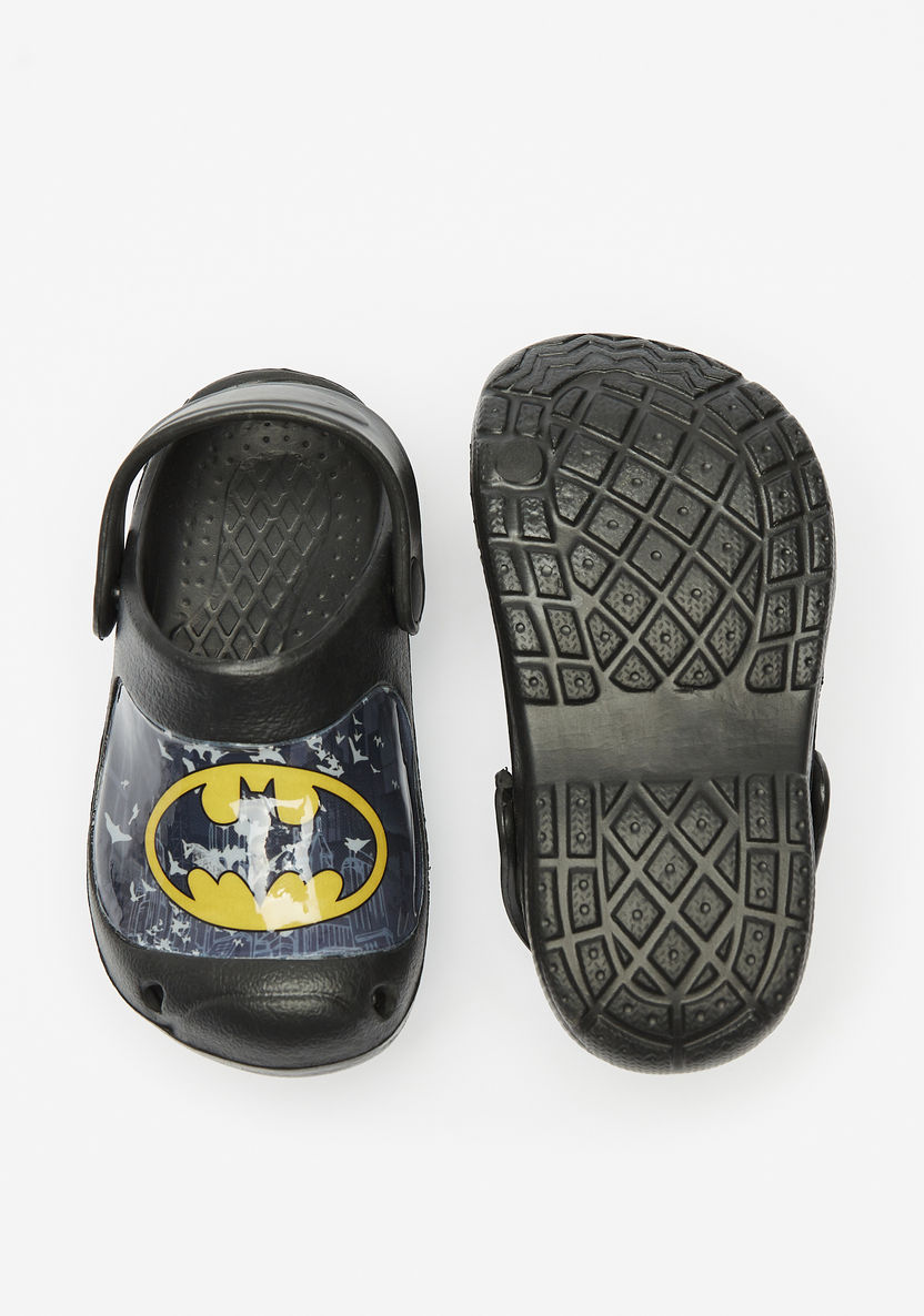 Warner Bros Batman Print Clogs-Boy%27s Flip Flops & Beach Slippers-image-3