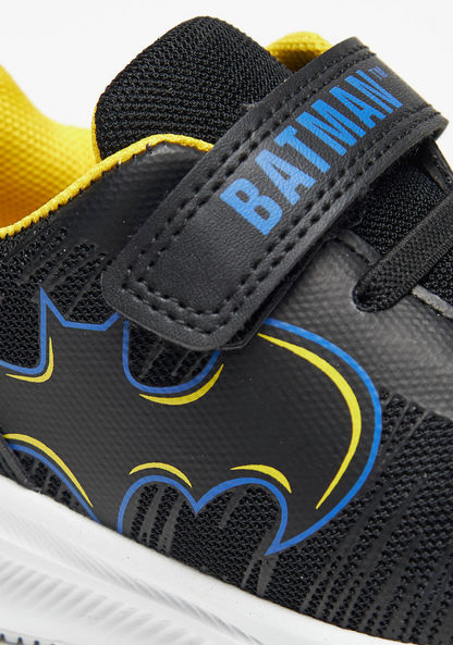 Batman Print Sneakers with Hook and Loop Closure-Boy%27s Sneakers-image-4