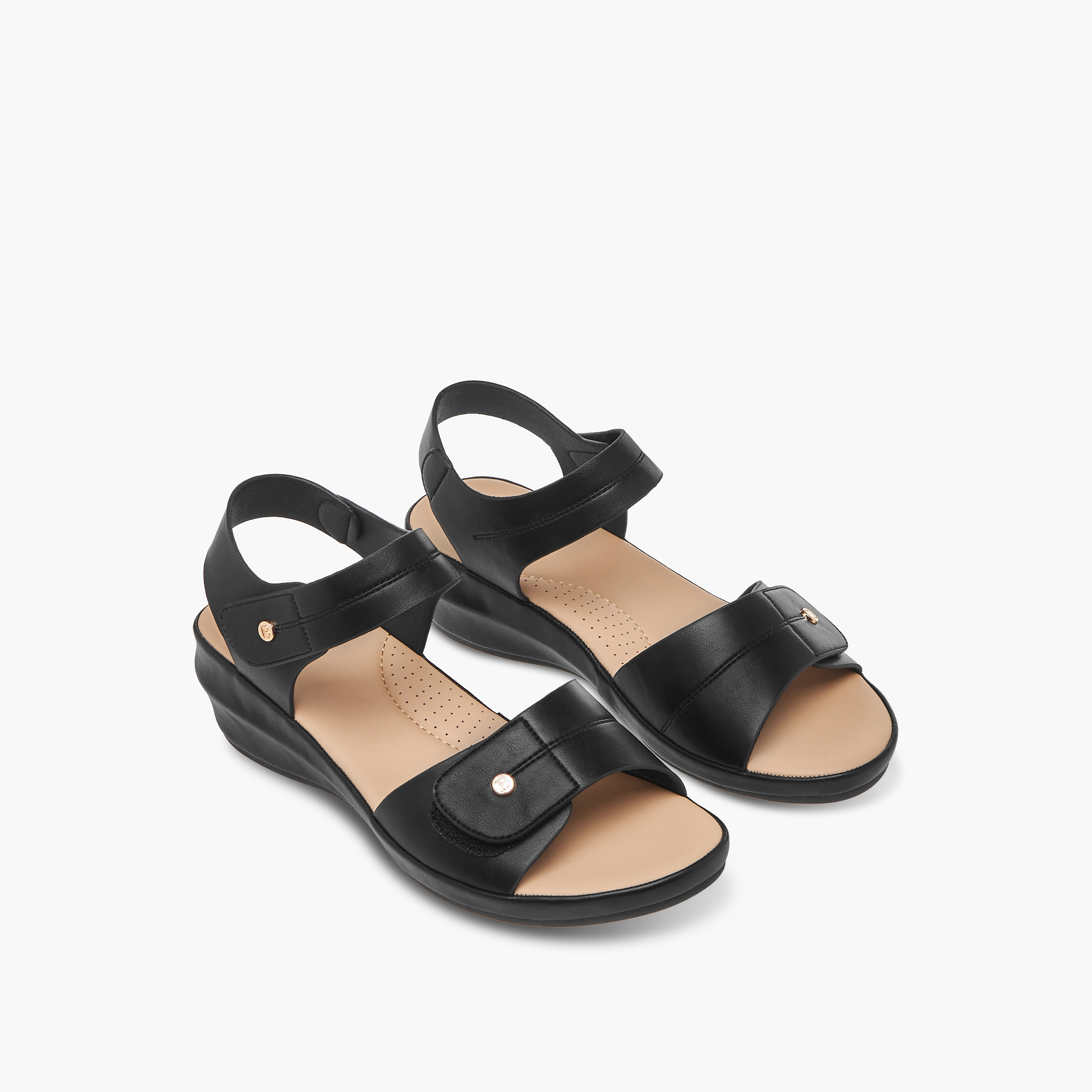 صندل بكعب ويدج للنساء من فلورا بيلا-women-shoes-sandals-heeled-image-1