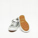 Juniors Glitter Textured Sneakers with Hook and Loop Closure-Girl%27s Sneakers-thumbnailMobile-1