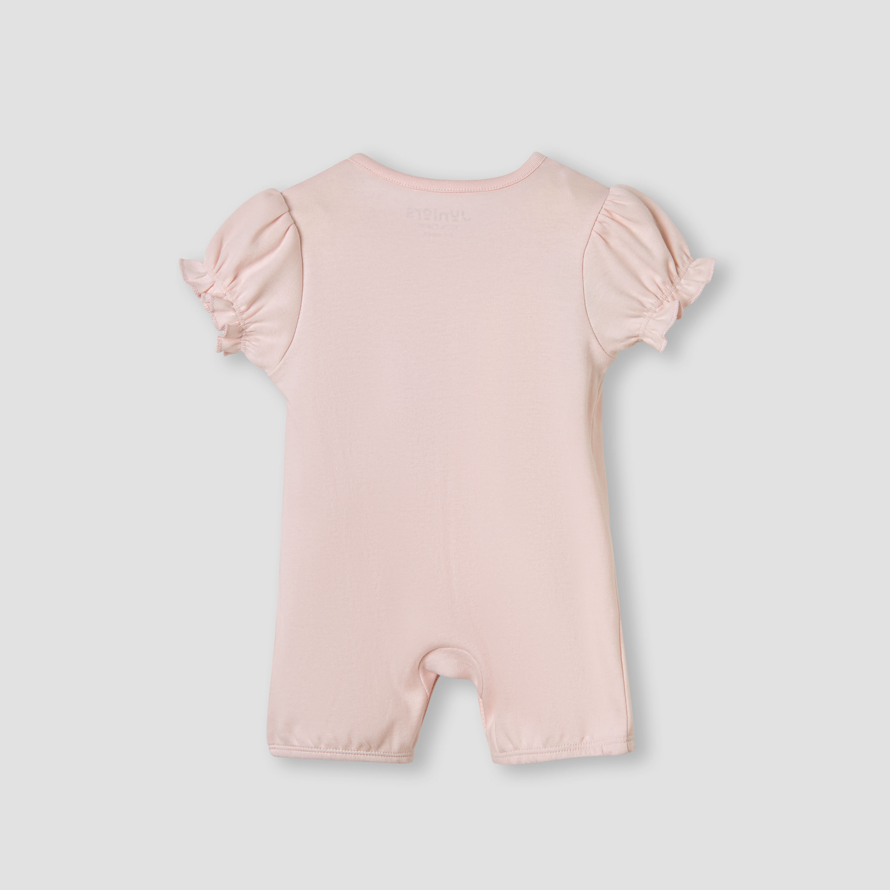 Juniors Scooter Applique Romper with Puff Sleeves-baby-girls-clothing-rompers-image-2