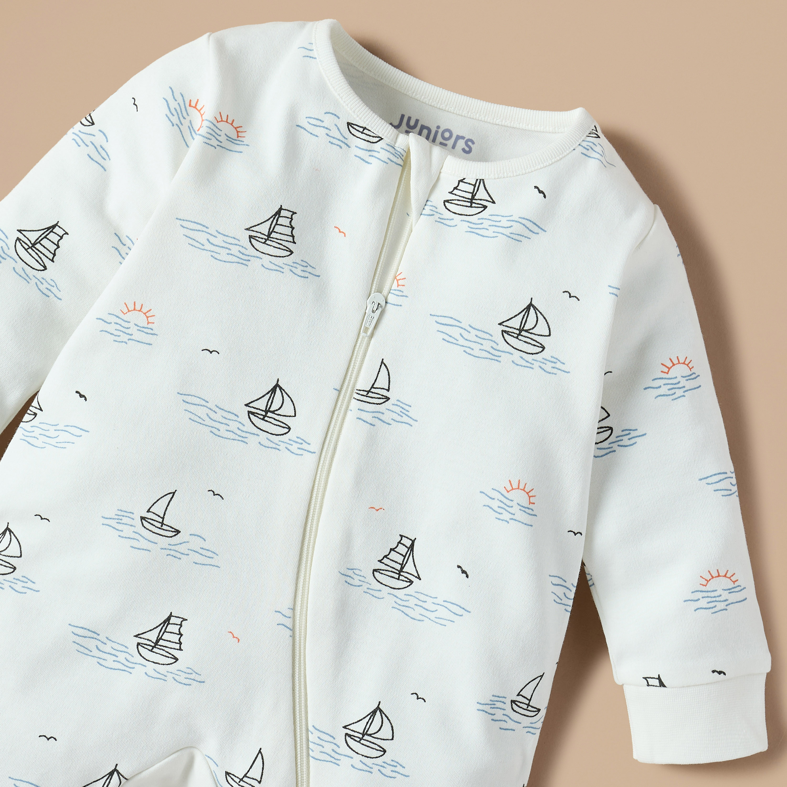بدلة نوم مغلقة القدمين بأكمام طويلة وطبعات من جونيورز-baby-boys-clothing-nightwear-sleepsuits-image-3