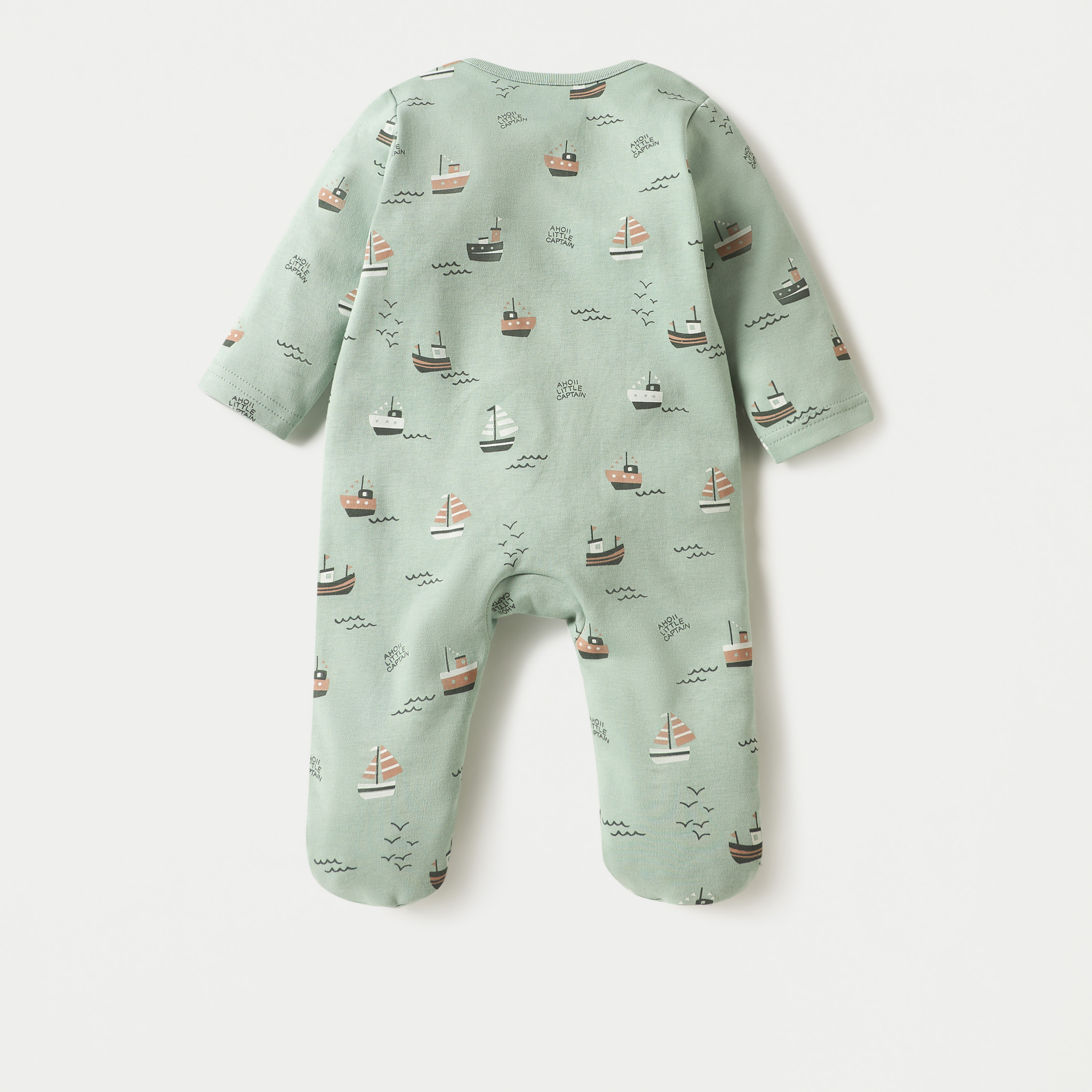 بدلة نوم بأكمام طويلة وسحاب إغلاق وطبعات من جونيورز-baby-boys-clothing-nightwear-sleepsuits-image-2
