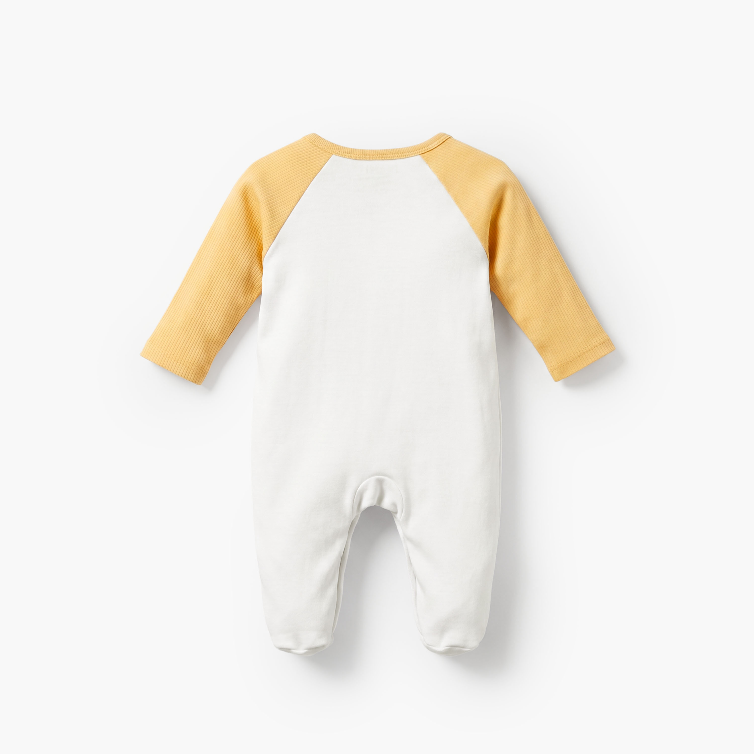 بدلة نوم قطنية بياقة مستديرة وأكمام طويلة بزخارف طعام من جونيورز-baby-boys-clothing-nightwear-sleepsuits-image-3