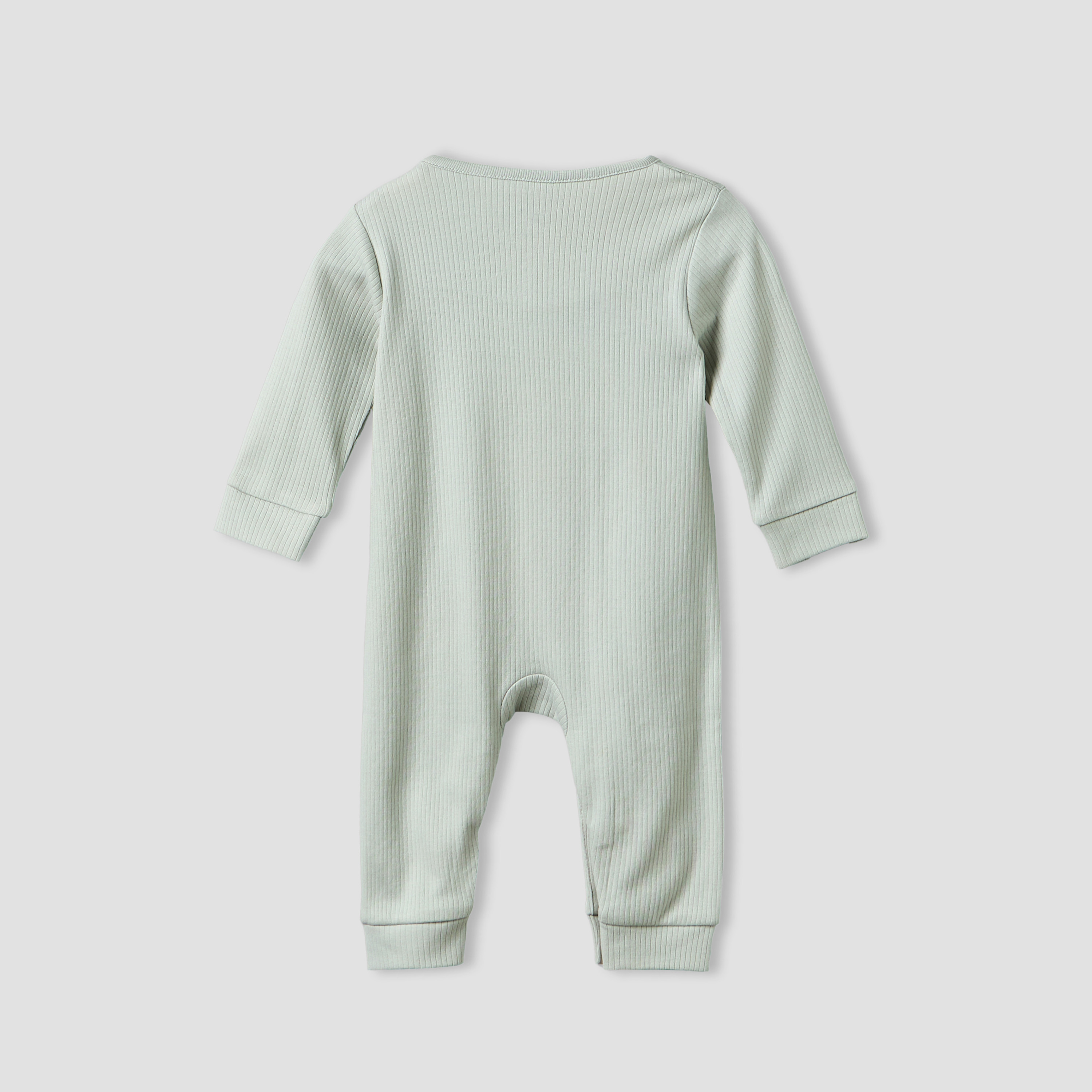 Juniors Cotton Round Neck Long Sleeves Sleepsuit with Avocado Applique-baby-boys-clothing-nightwear-sleepsuits-image-2