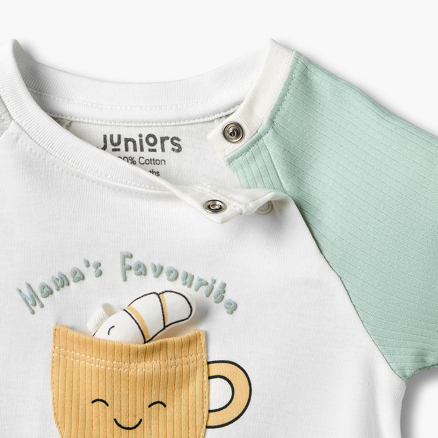 أفرول بياقة مستديرة وأكمام قصيرة وطبعات كوب قهوة من جونيورز-baby-boys-clothing-rompers-image-4