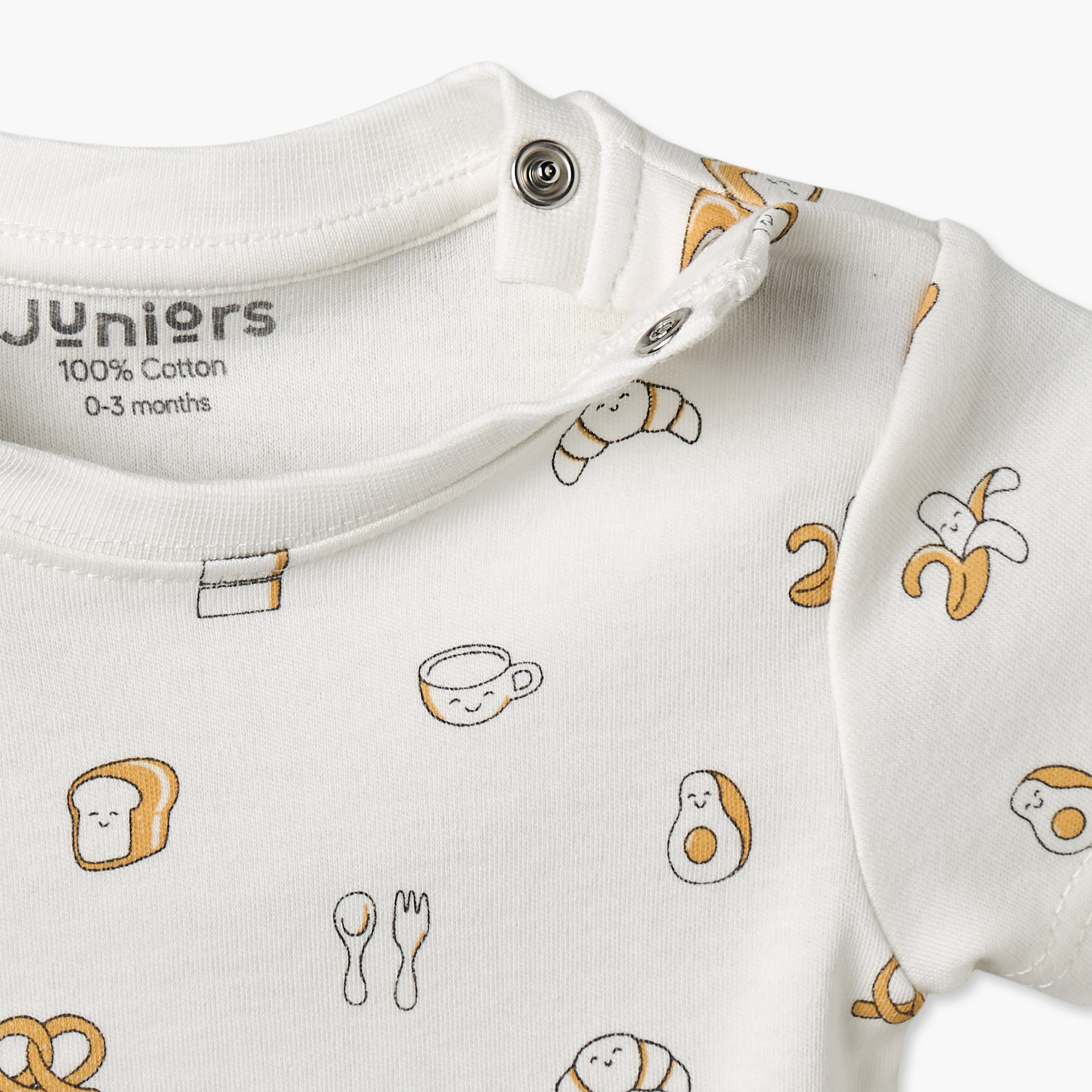 Juniors Crew Neck Short Sleeves T-shirt and Dungaree Set with Avocado Toast Print-baby-boys-clothing-setsandcoords-image-7