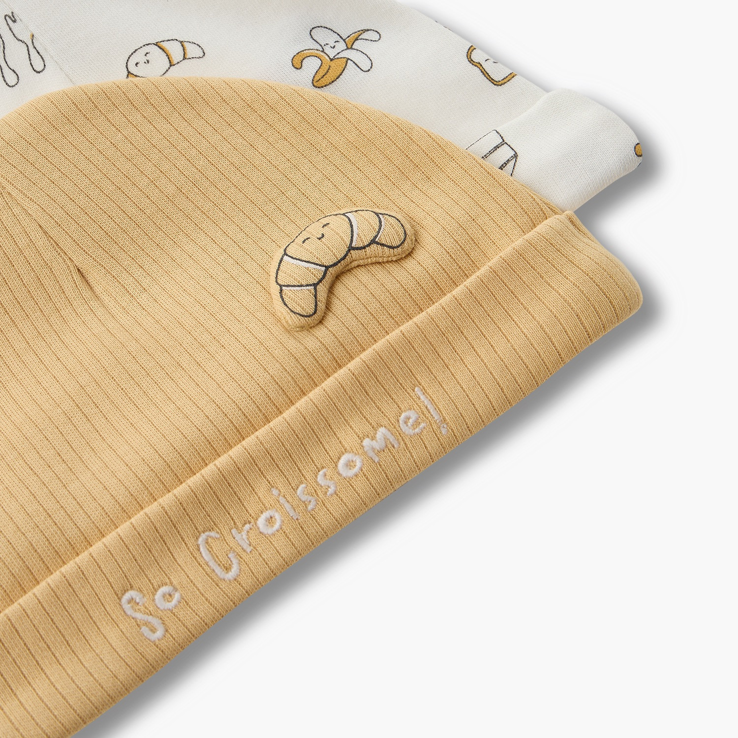 Pack of 2 Juniors Cap with Breakfast Print-baby-boys-accessories-caps-image-7