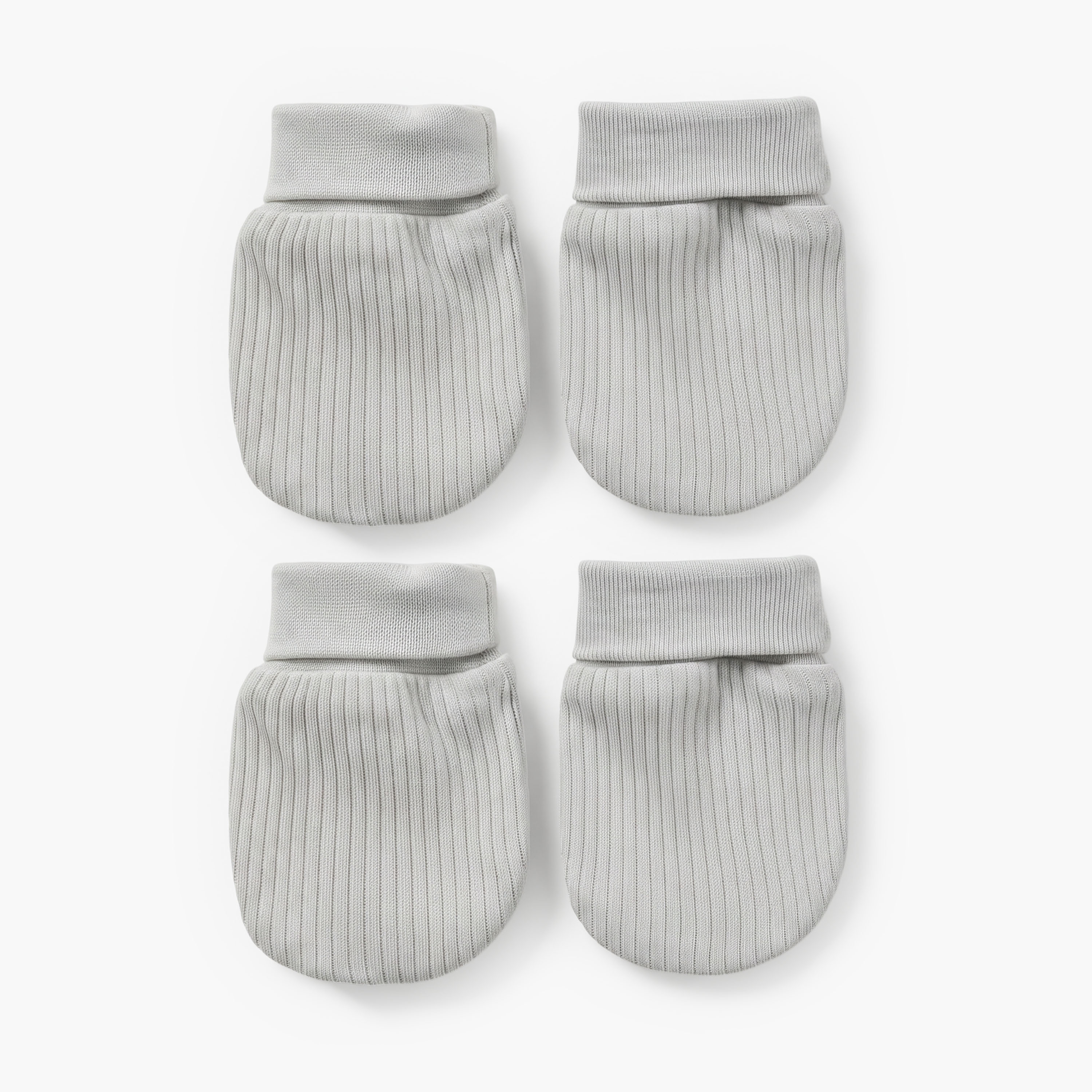 Pack of 2 Juniors Mittens with Ribbed Texture-baby-boys-accessories-mittens-image-1