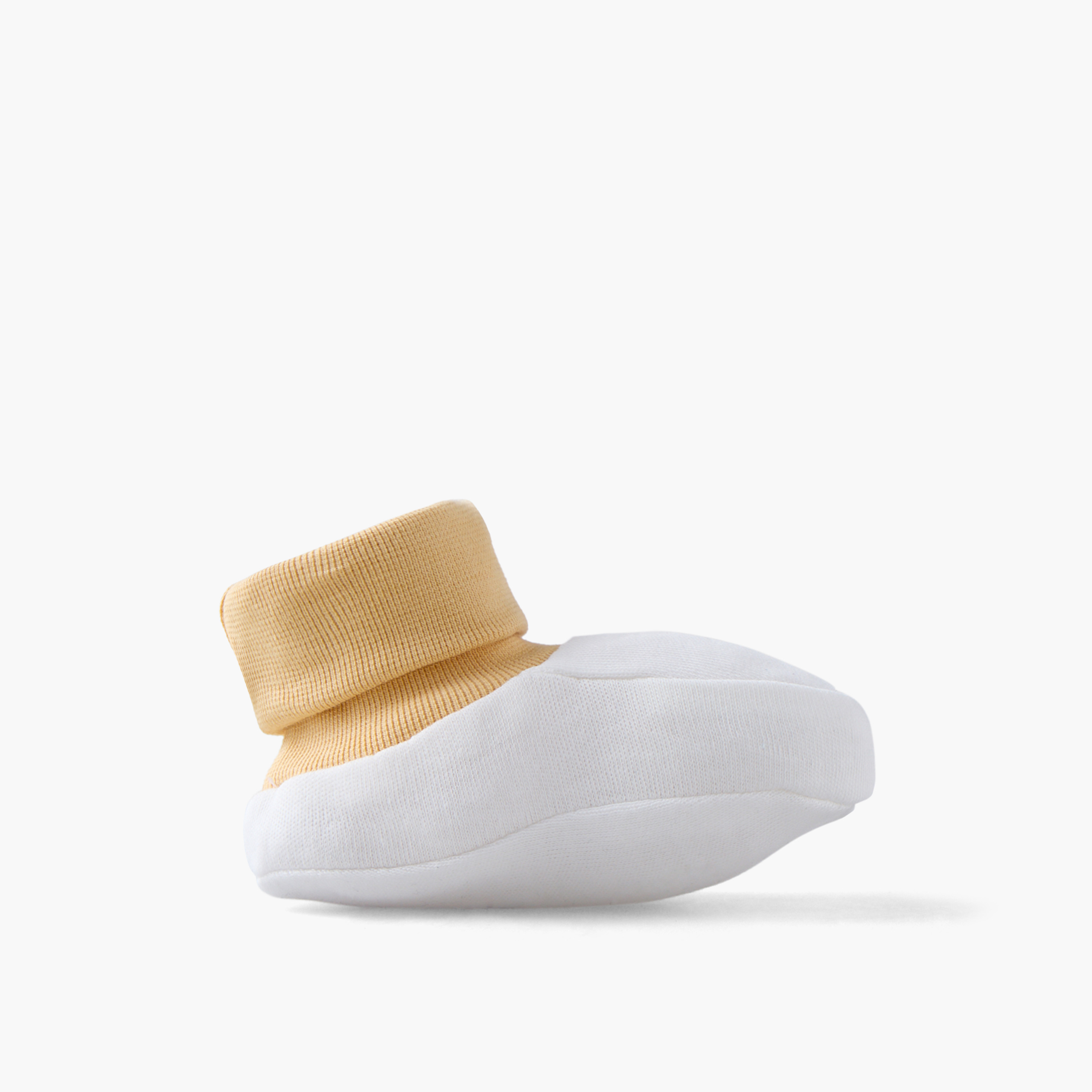 Pack of 2 Juniors Booties with Cuffed Hem, Colourblock-baby-boys-shoes-booties-image-2
