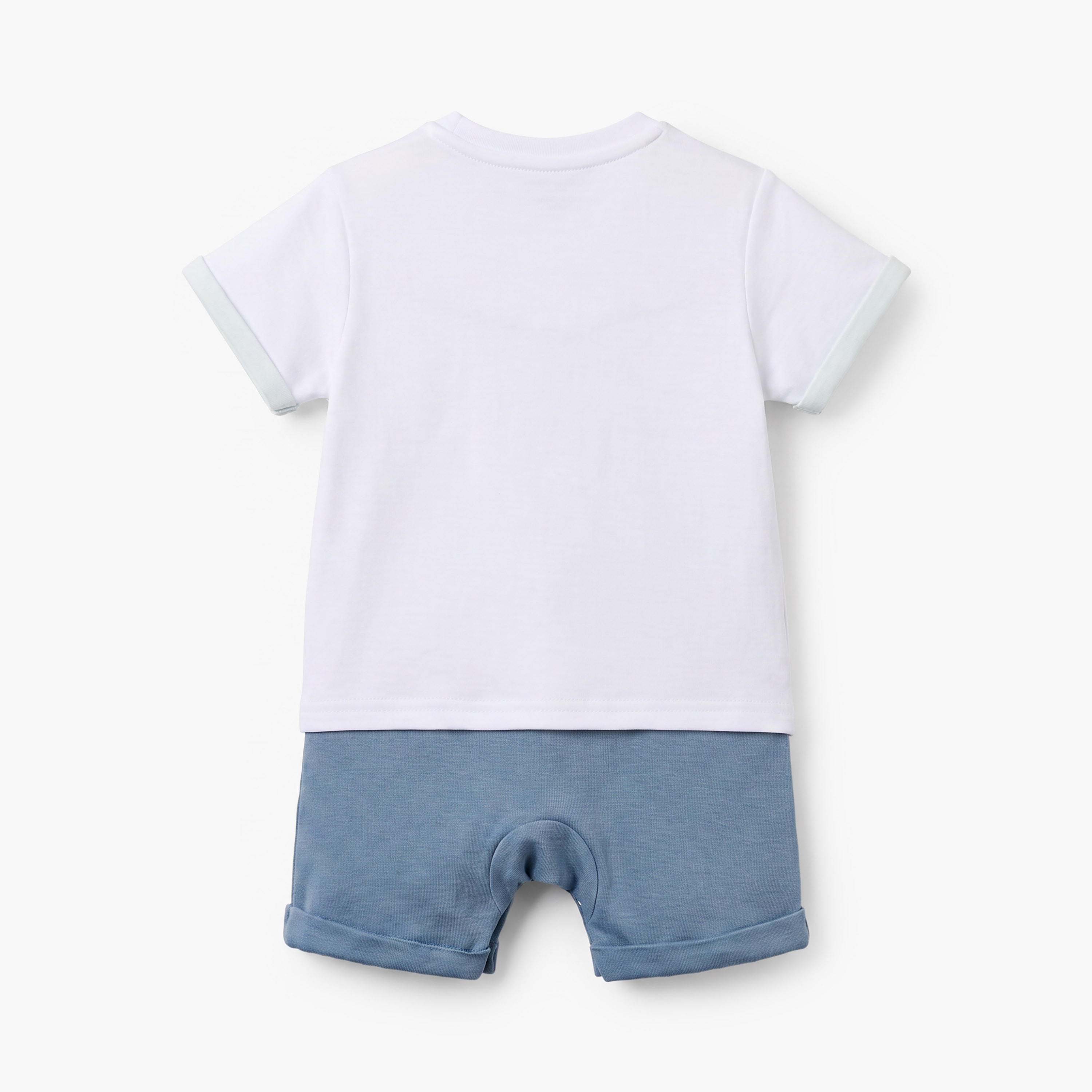 أفرول بياقة ضيقة وأكمام قصيرة وطبعات بحرية من جونيورز-baby-boys-clothing-rompers-image-2