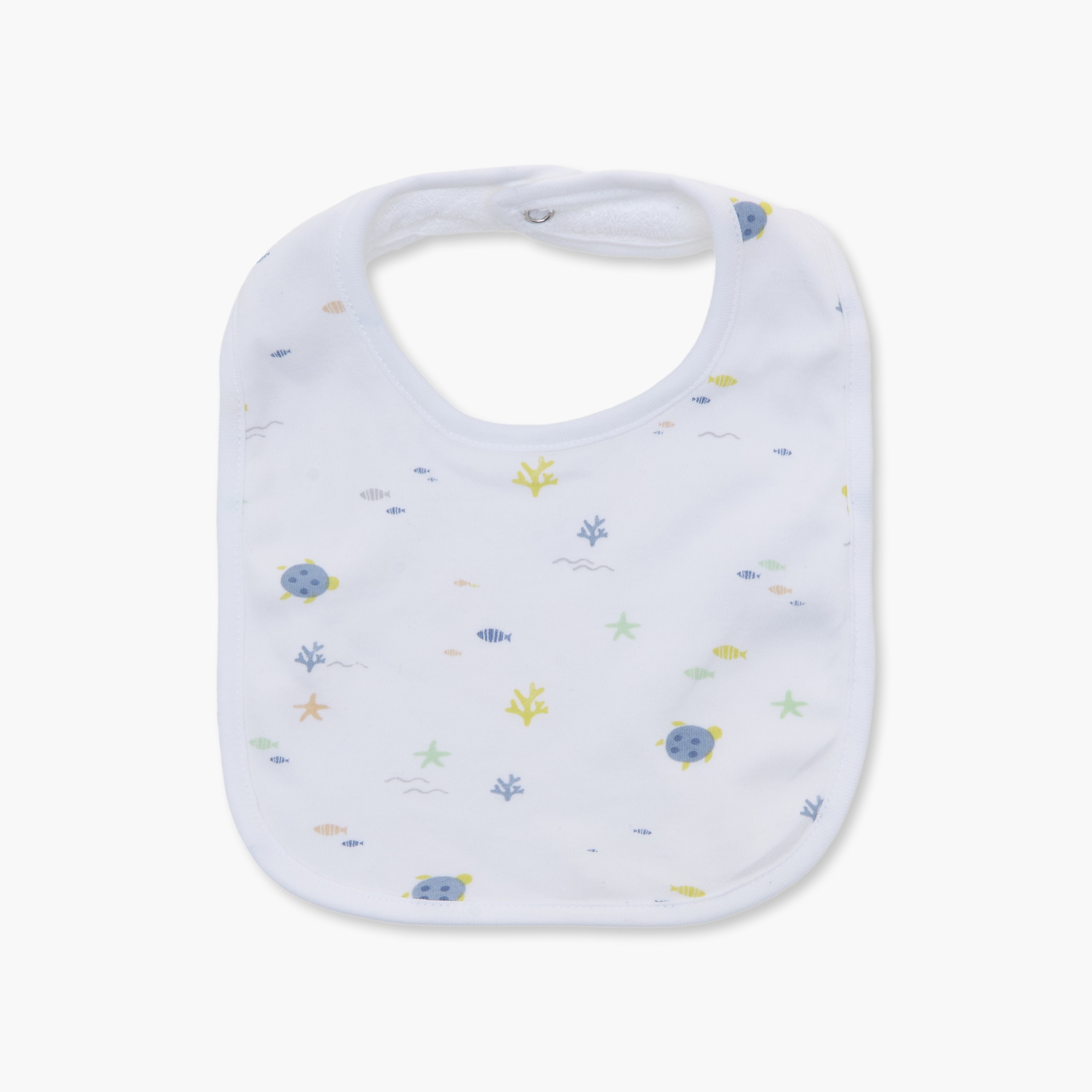 طقم مريلة أطفال جونيورز بنقشة بحرية مميزة عدد 2-baby-feeding-bibs-image-7