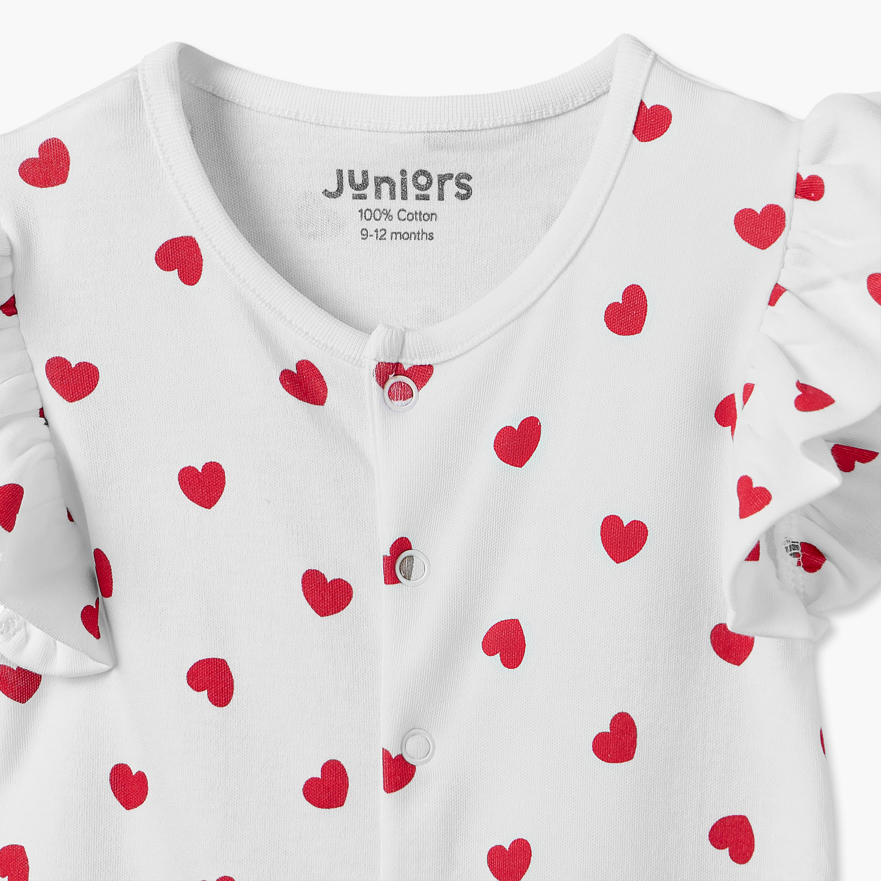 أفرول دون أكمام بطبعات قلب وياقة ضيقة من جونيورز-baby-girls-clothing-rompers-image-3